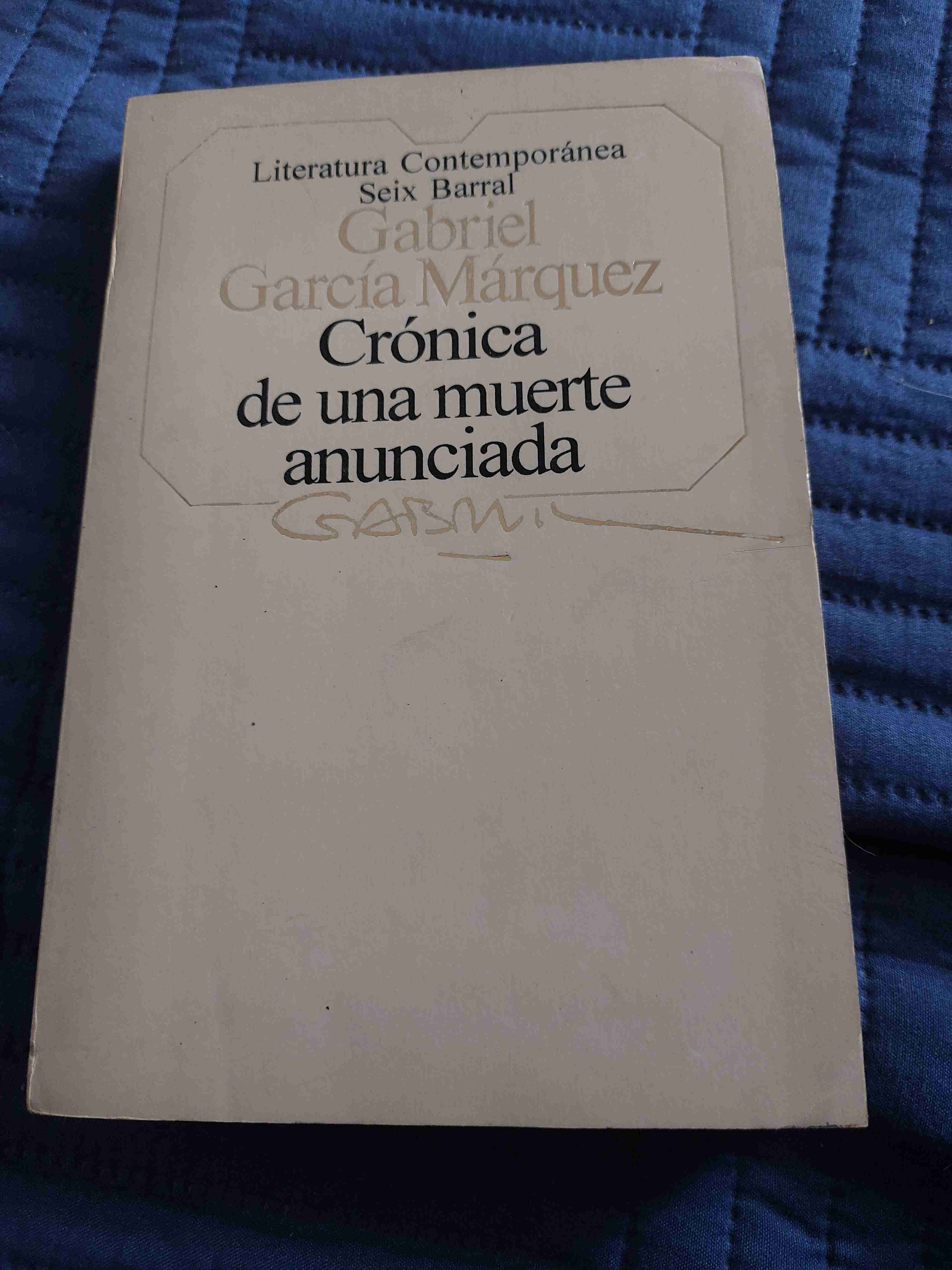 Crónica de una muerte anunciada