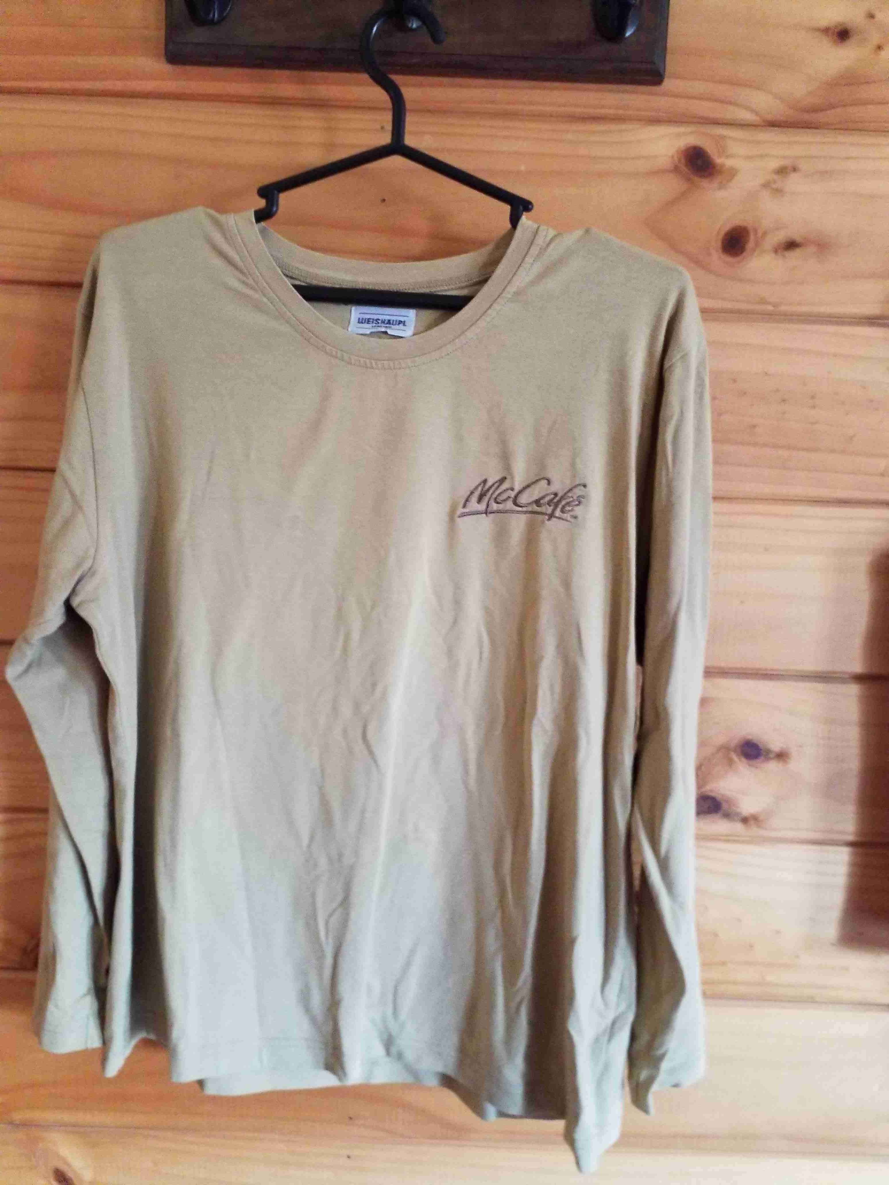 Polera manga larga McCafé beige - miniatura 1