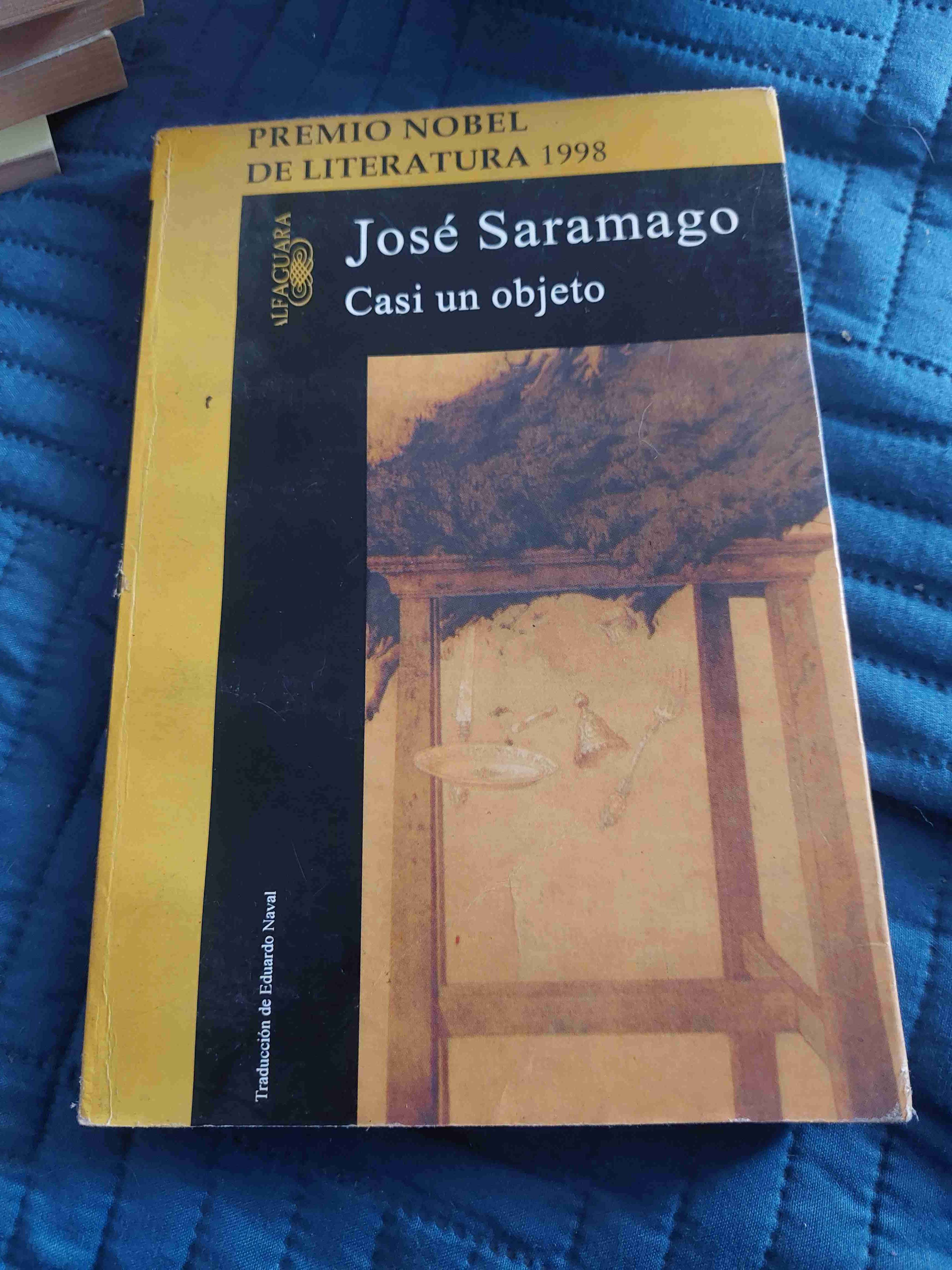 Libro 'Casi un objeto' de Saramago