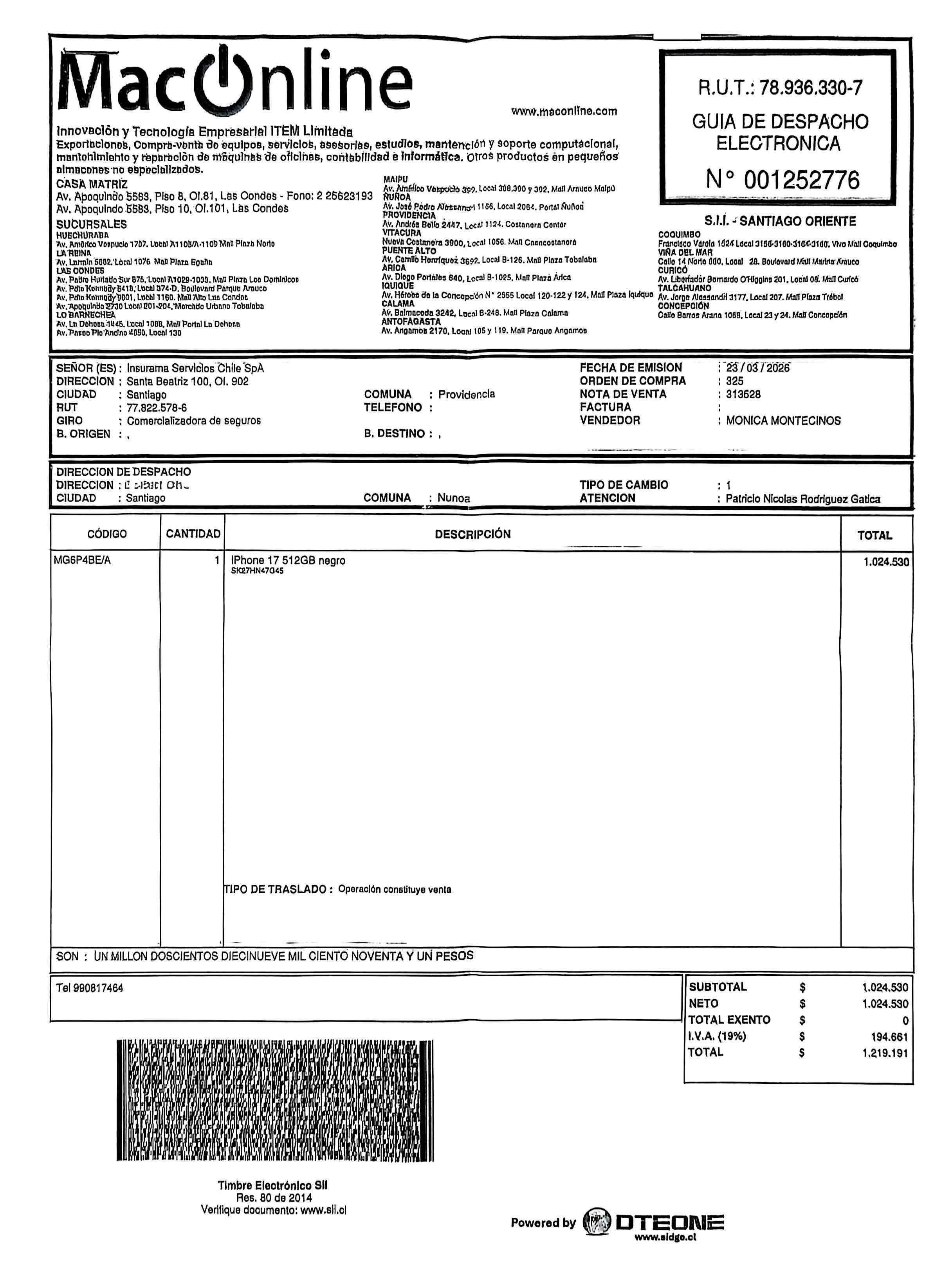 iPhone 17 512GB nuevo en caja - miniatura 3