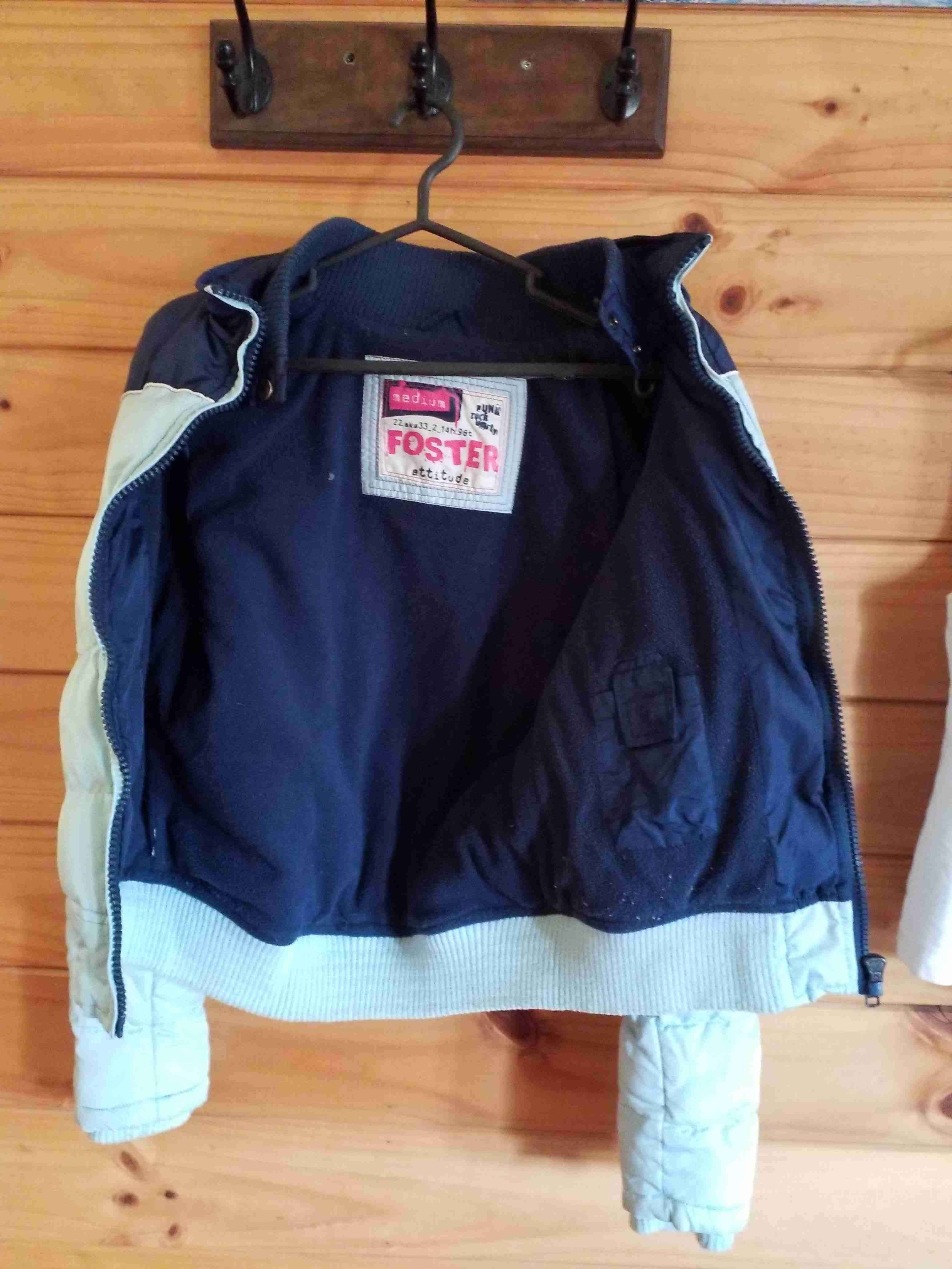 Chaqueta acolchada azul claro - miniatura 3