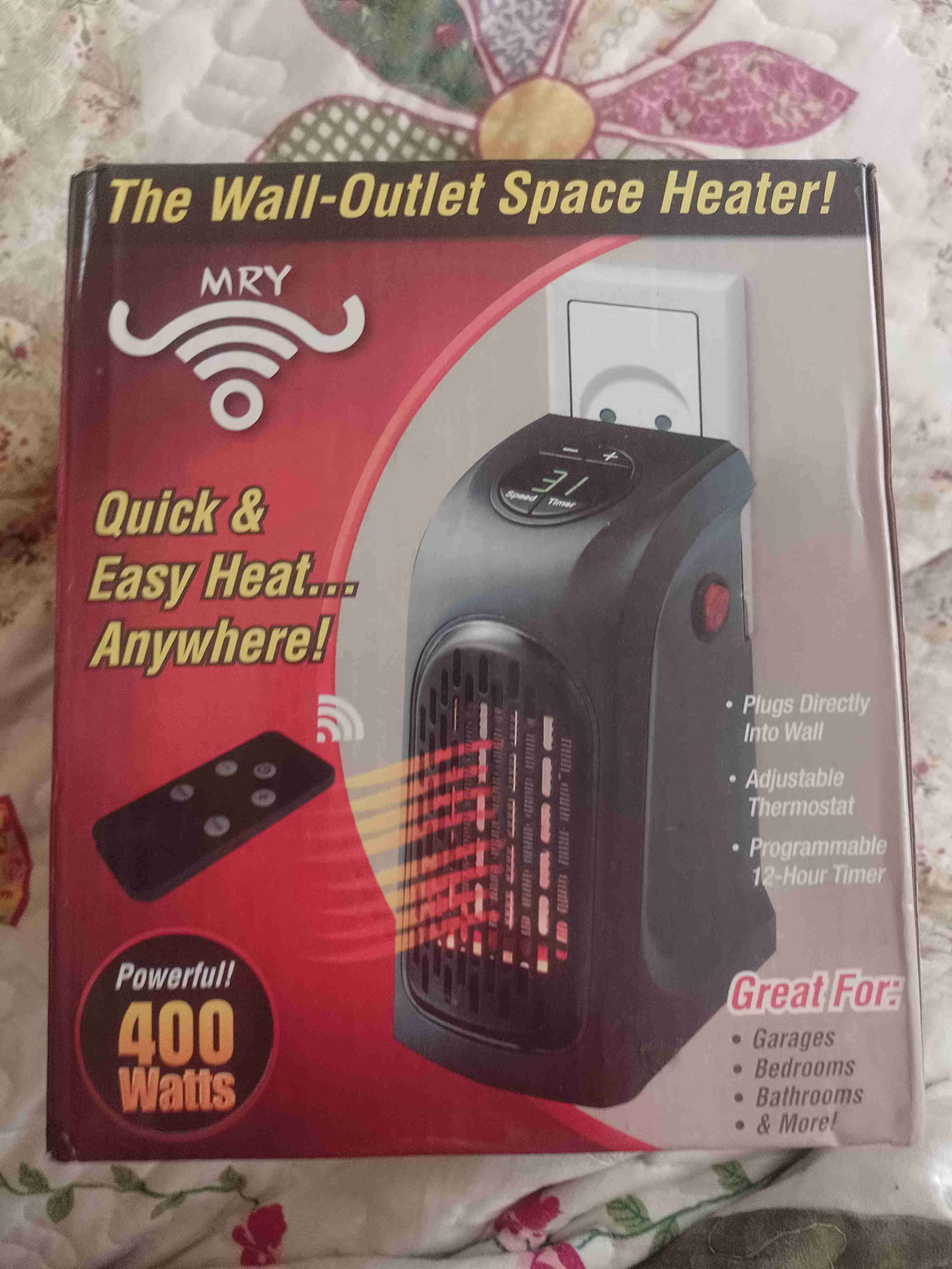 Calefactor de enchufe MRY 400W
