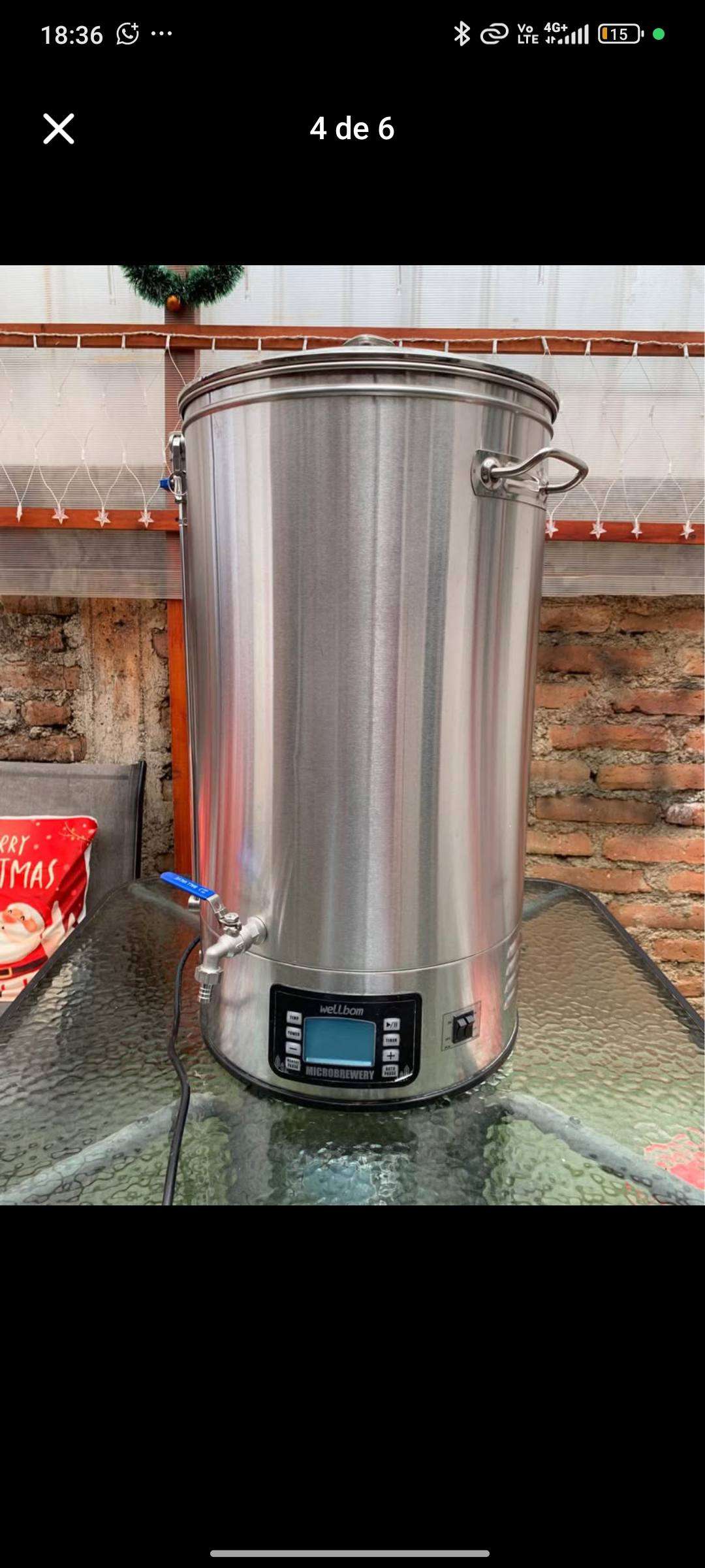 OLLA MICROBREWERY 60 LITROS–IDEAL CERVEZA ARTESANA - miniatura 3