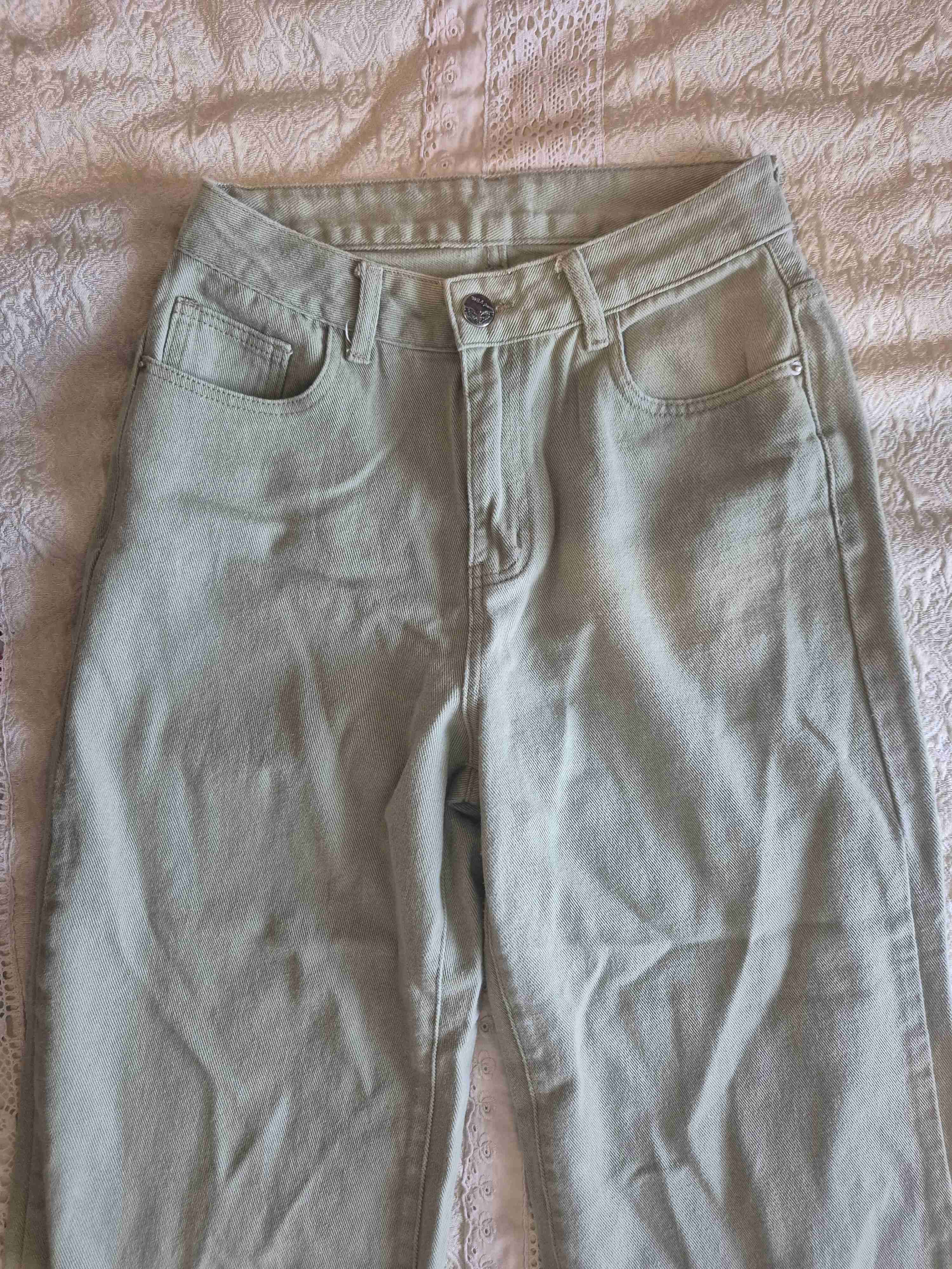 Pantalones verdes anchos - miniatura 3