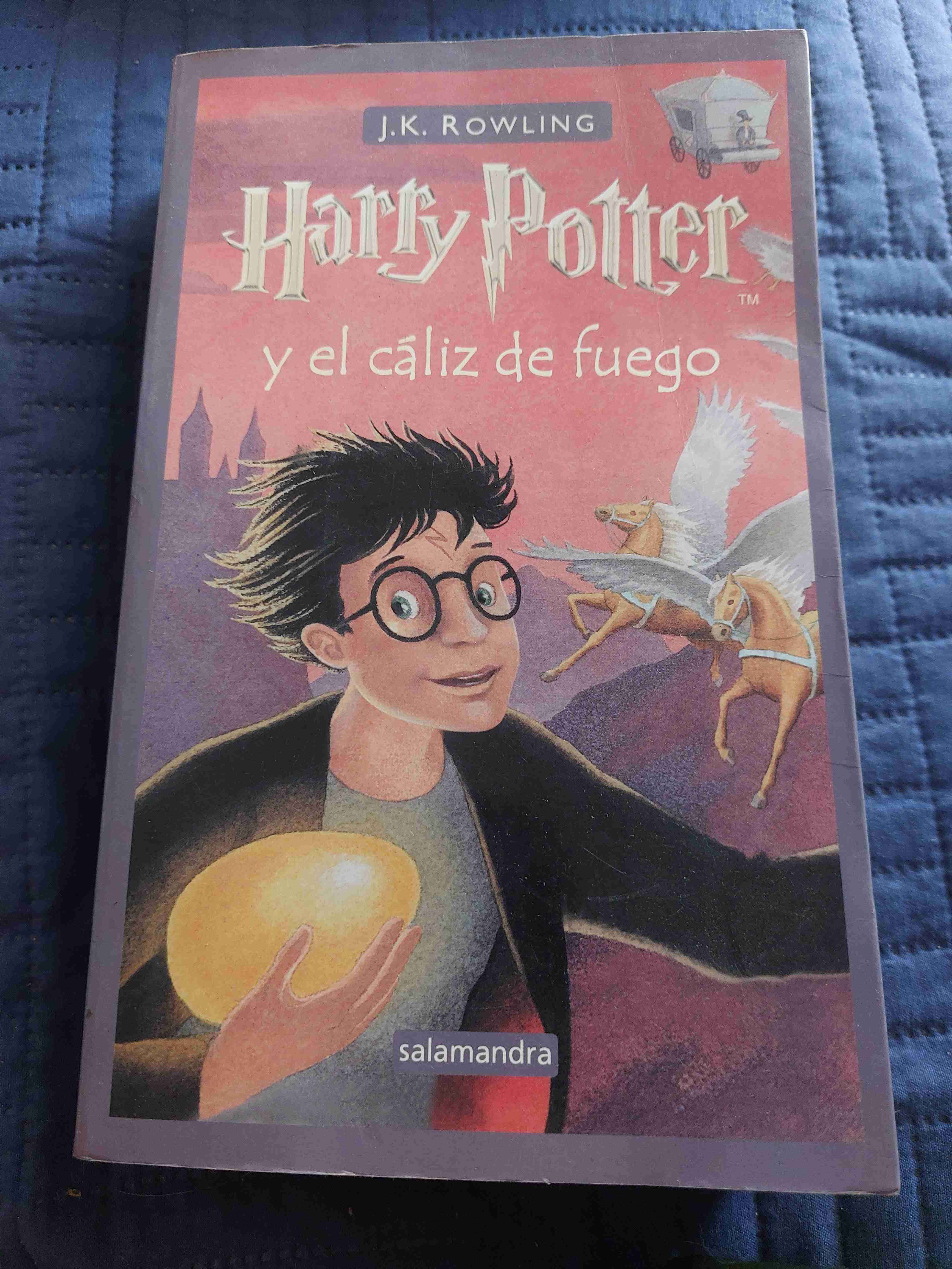 Libro Harry Potter y el cáliz de fuego