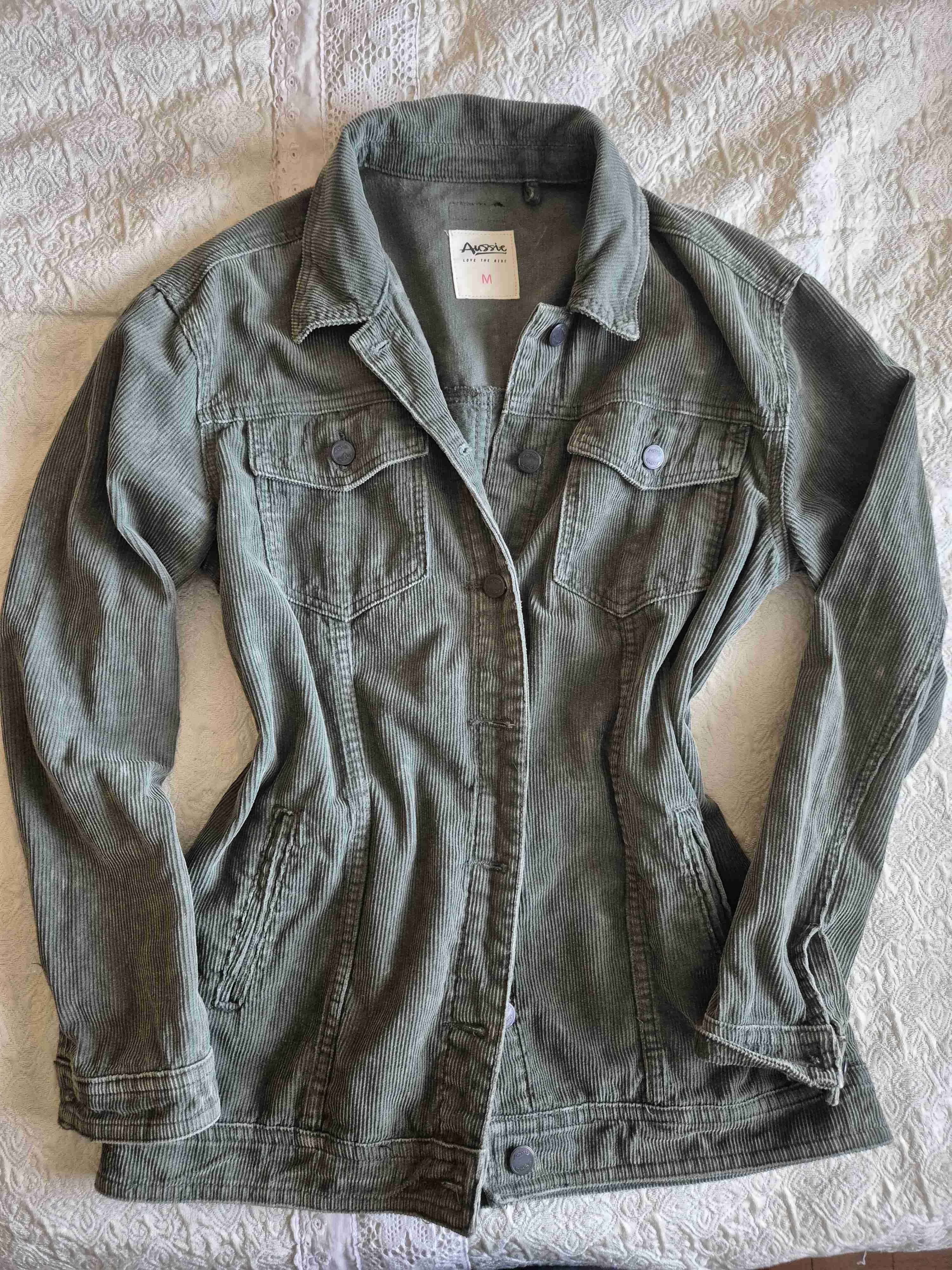 Chaqueta de pana verde - miniatura 4