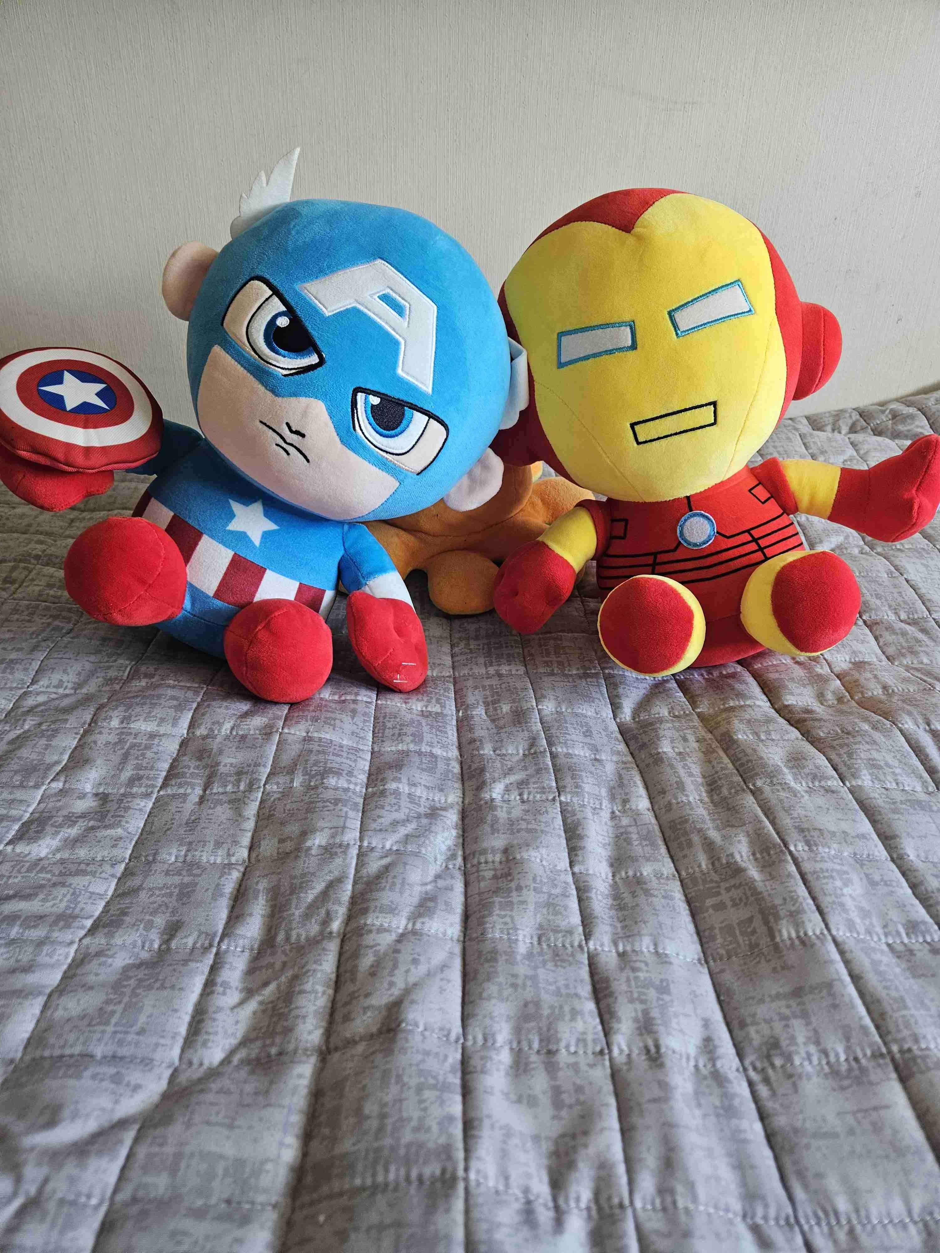 Set de peluches Capitán y Ironman - miniatura 5