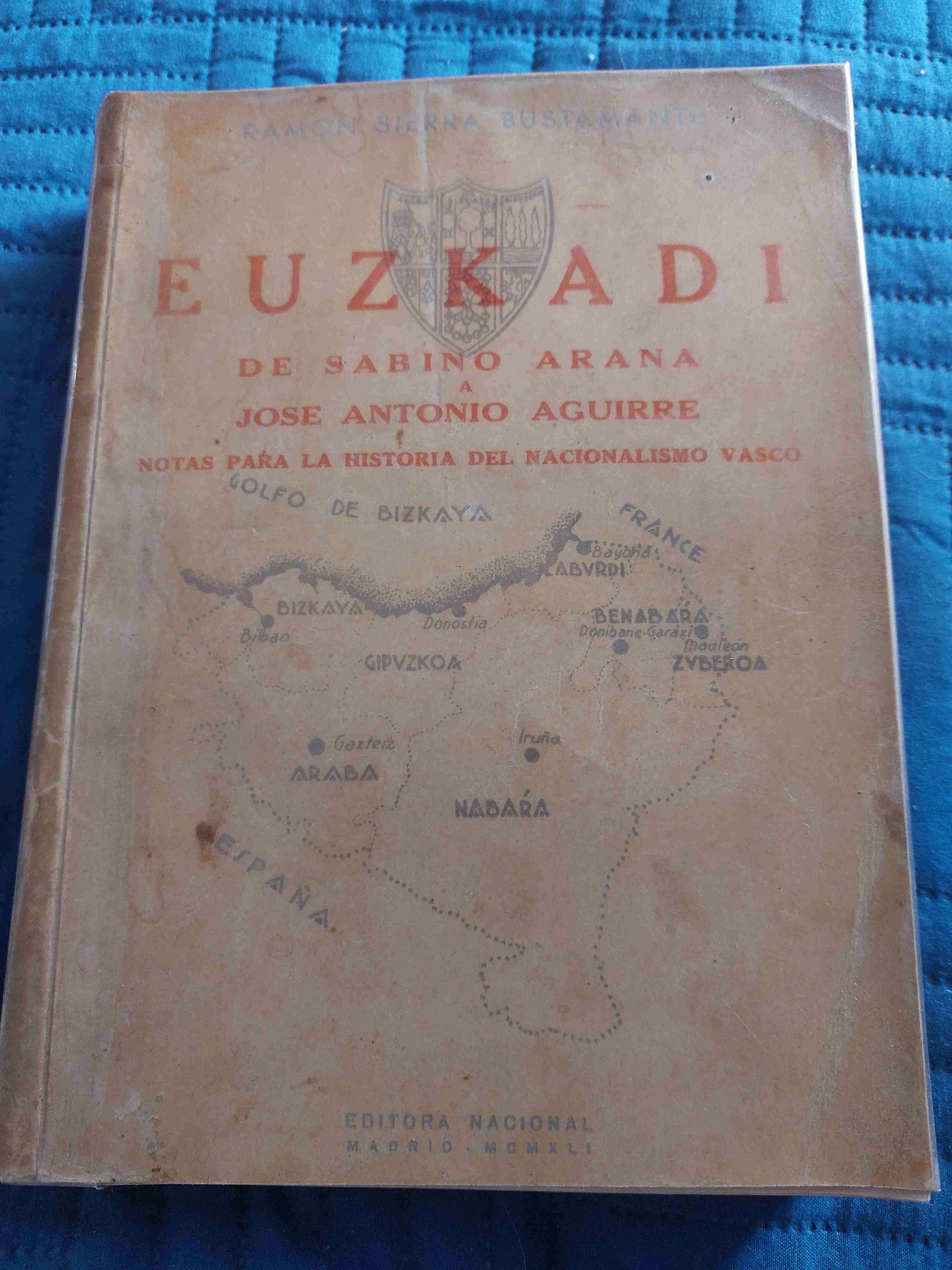 Libro Euzkadi de Sabino Arana