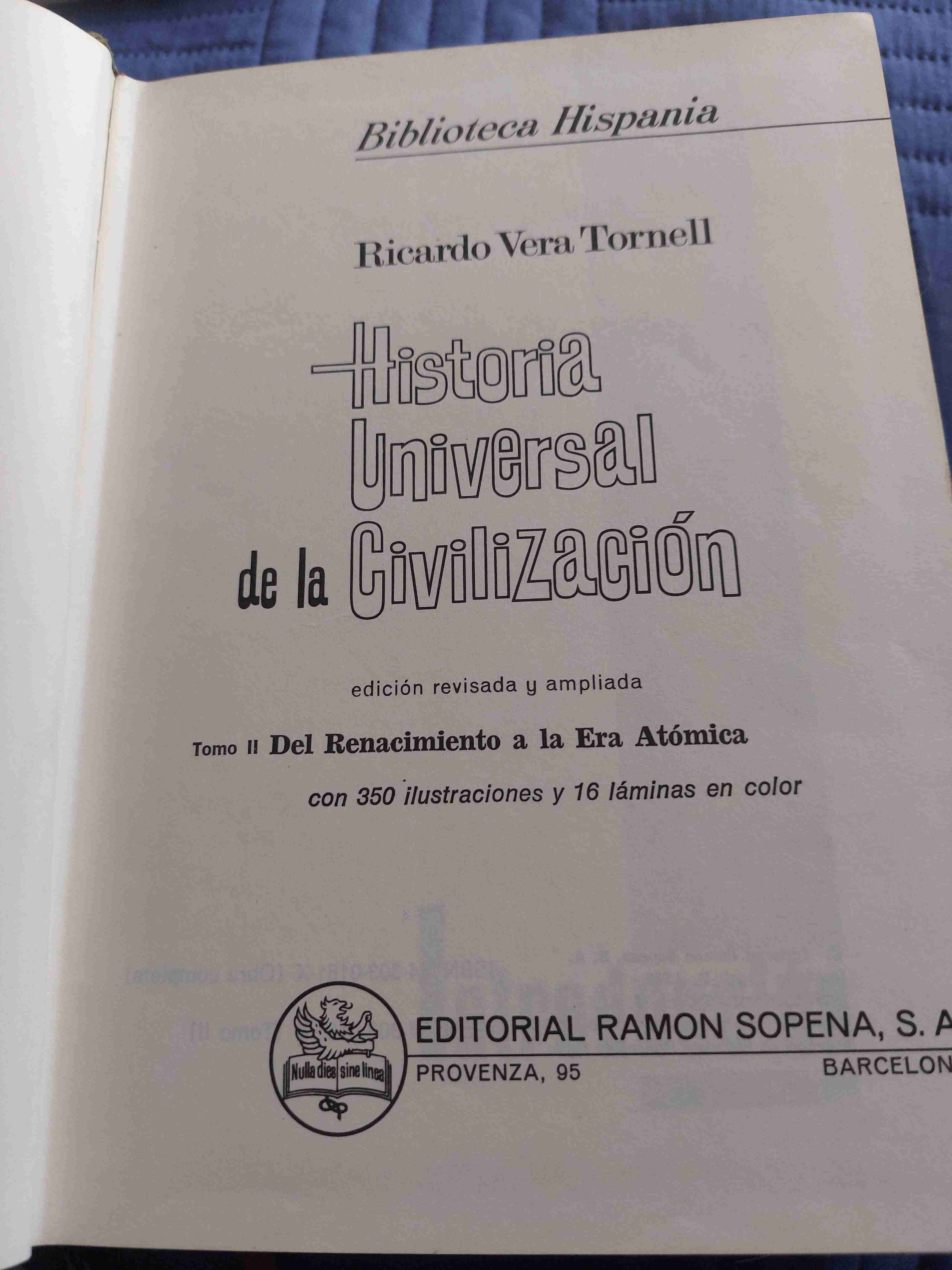 Libro Historia Universal de la Civilización - miniatura 1