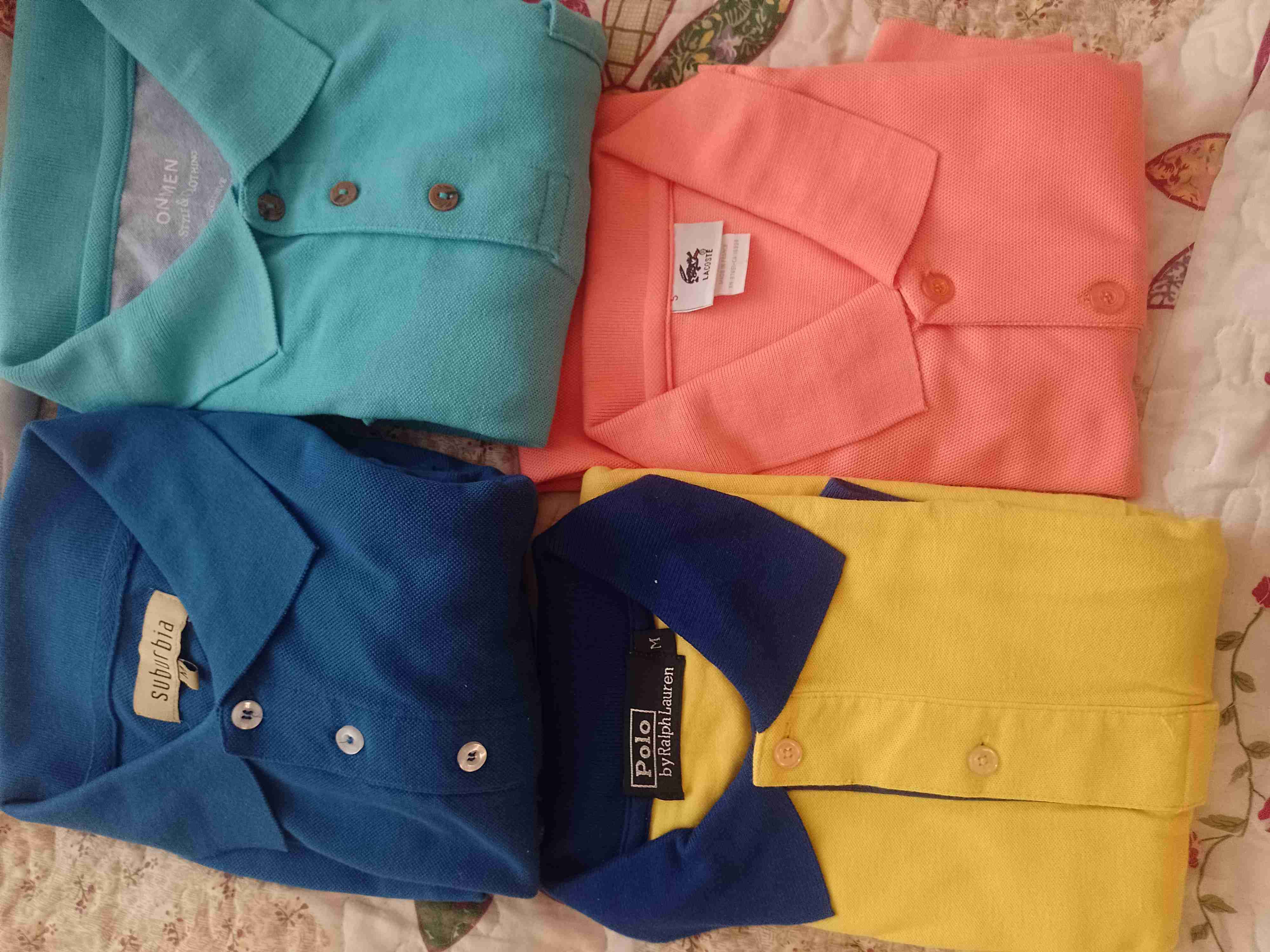 Pack de poleras polo coloridas