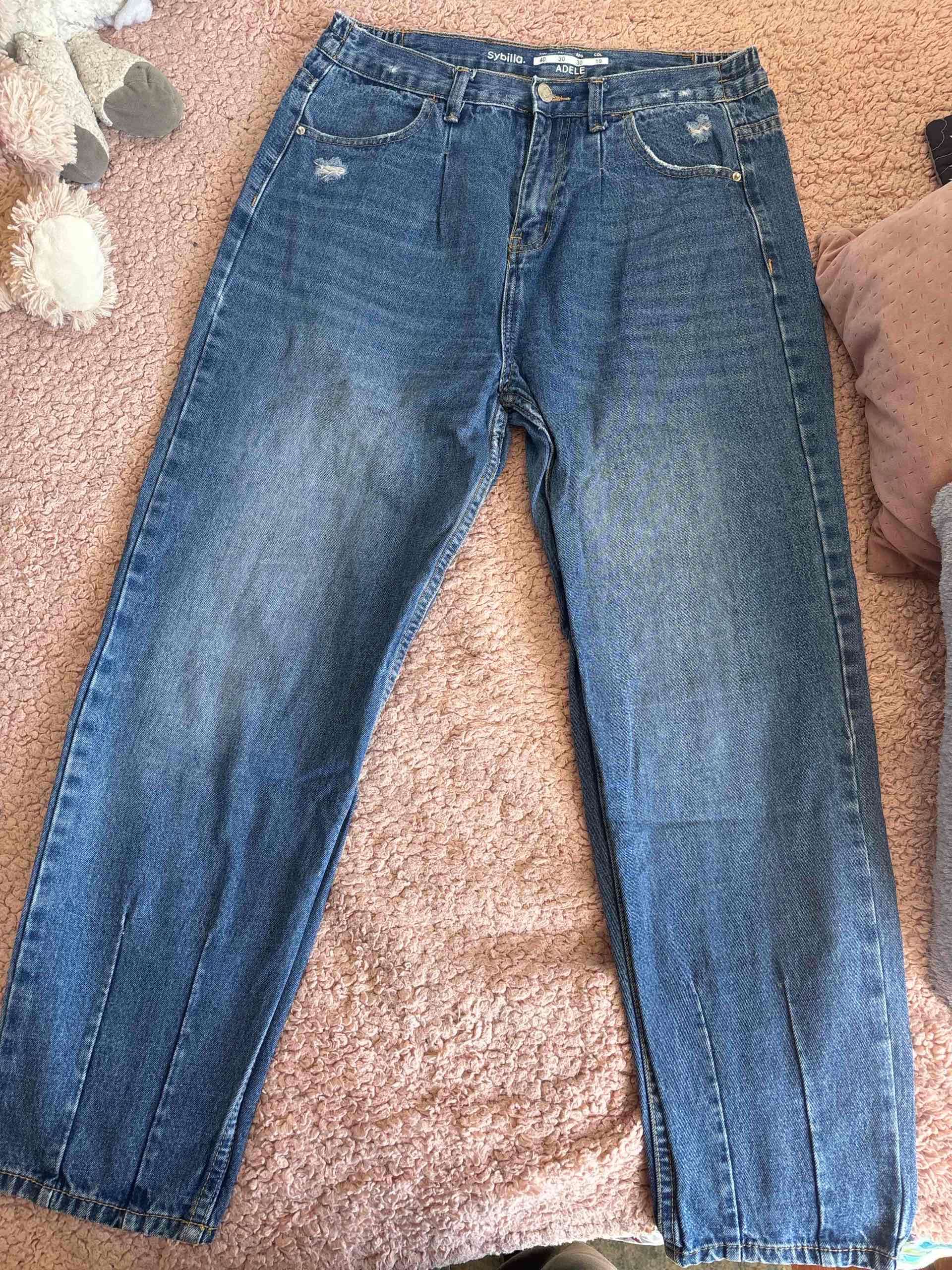 Jeans azules desgastados - miniatura 1