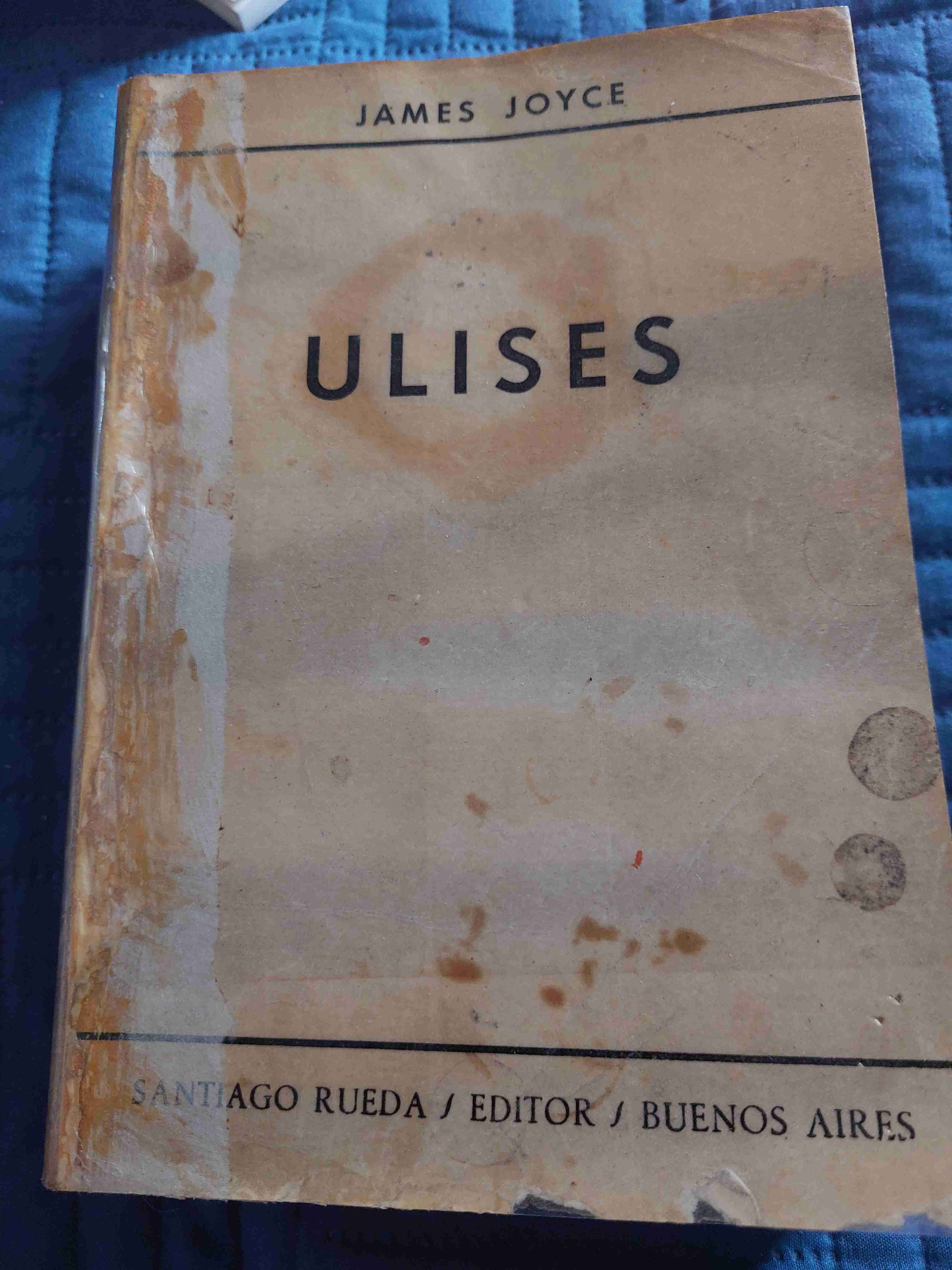 Libro 'Ulises' de James Joyce