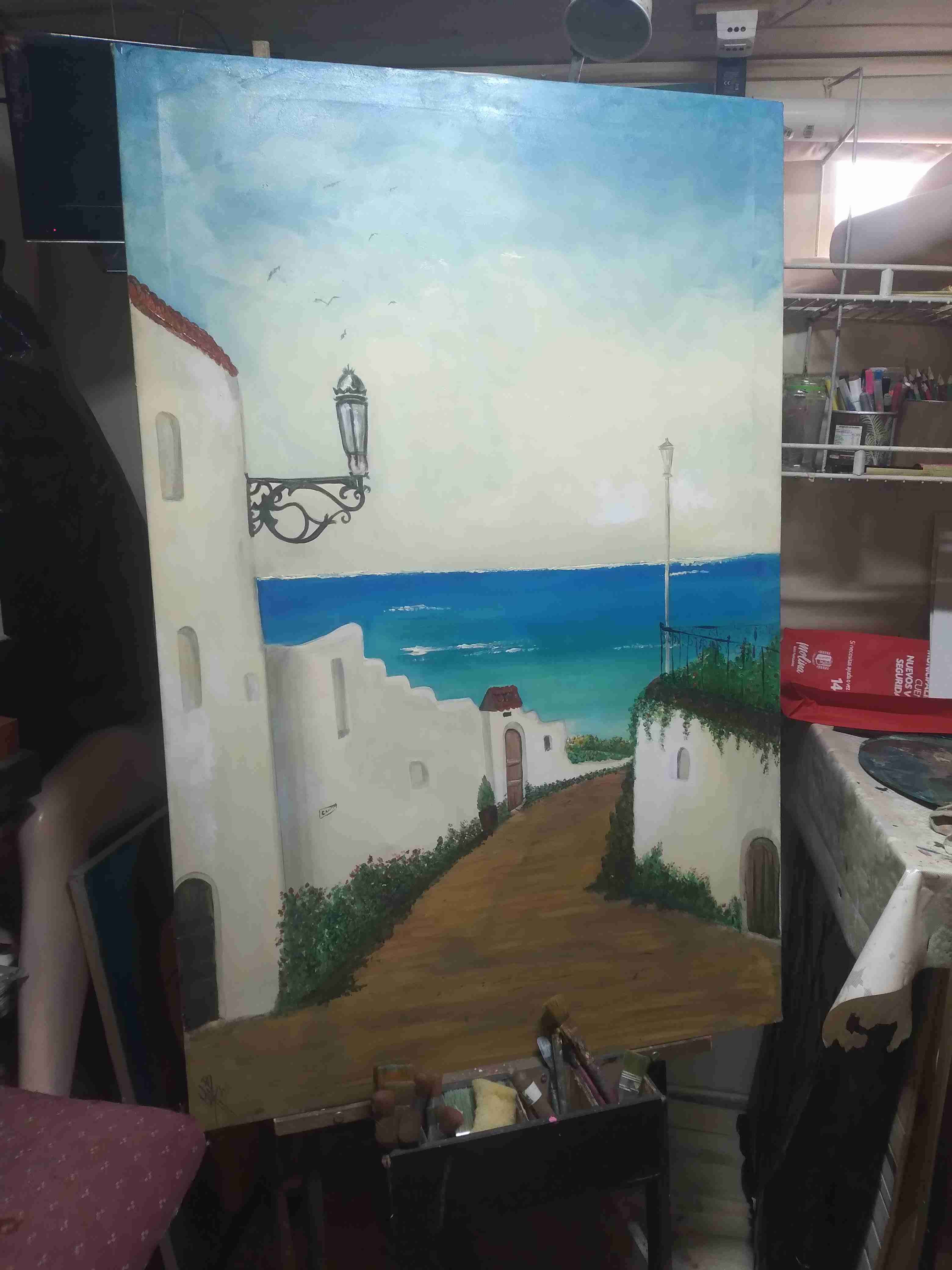 Cuadro arte moderno personajes - miniatura 6