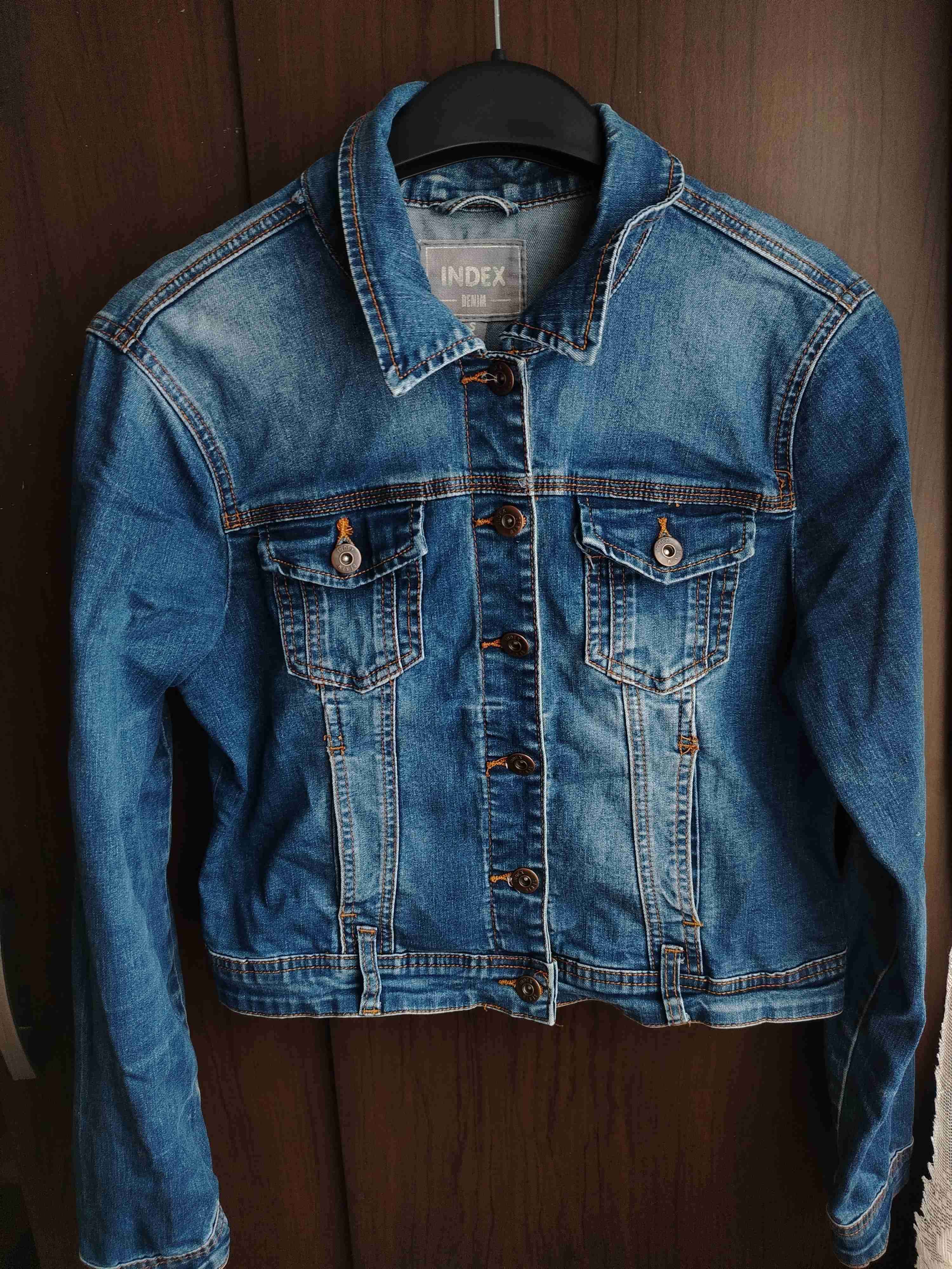 Chaqueta de mezclilla azul