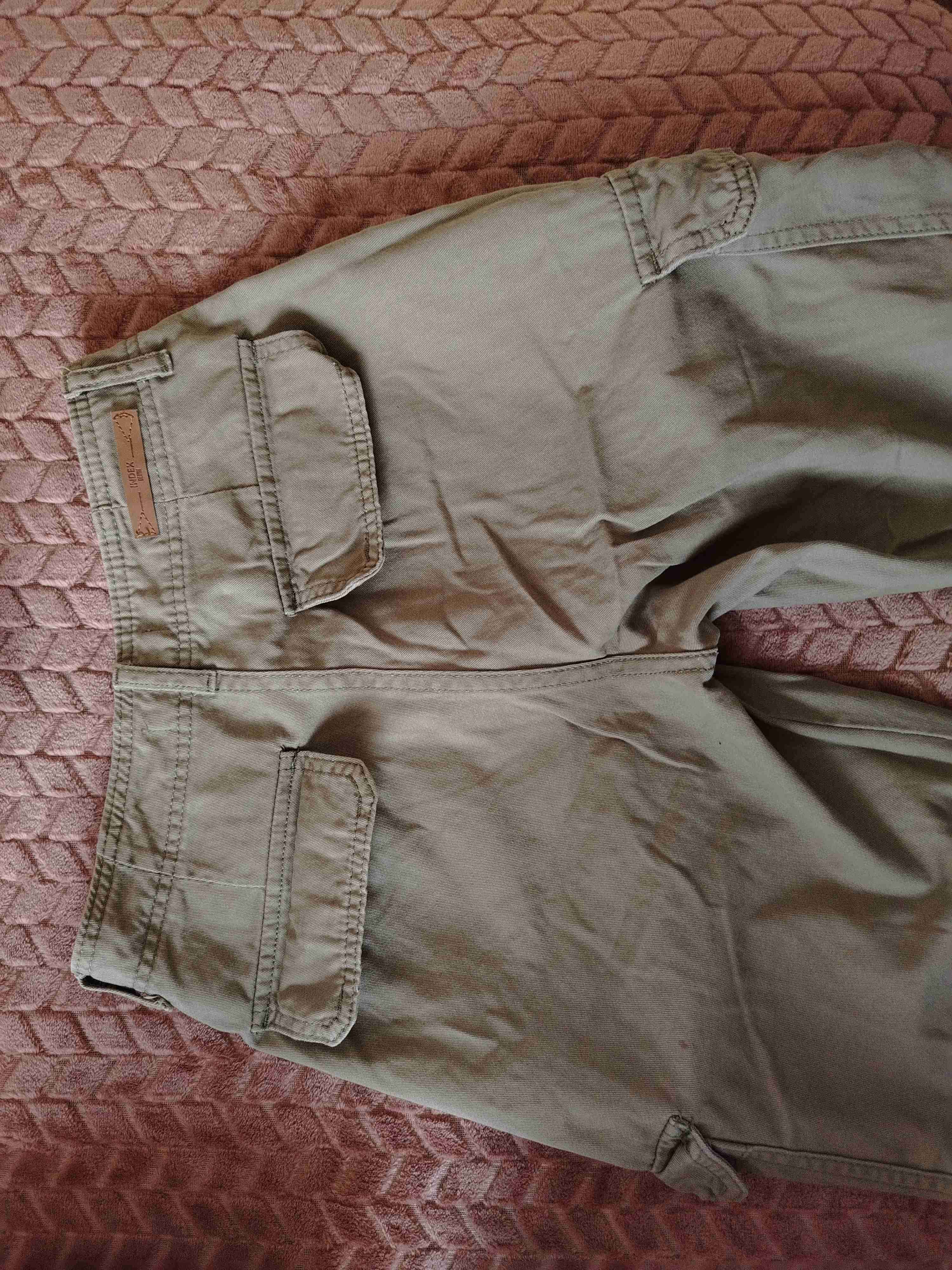 Pantalón cargo color caqui y azul - miniatura 2