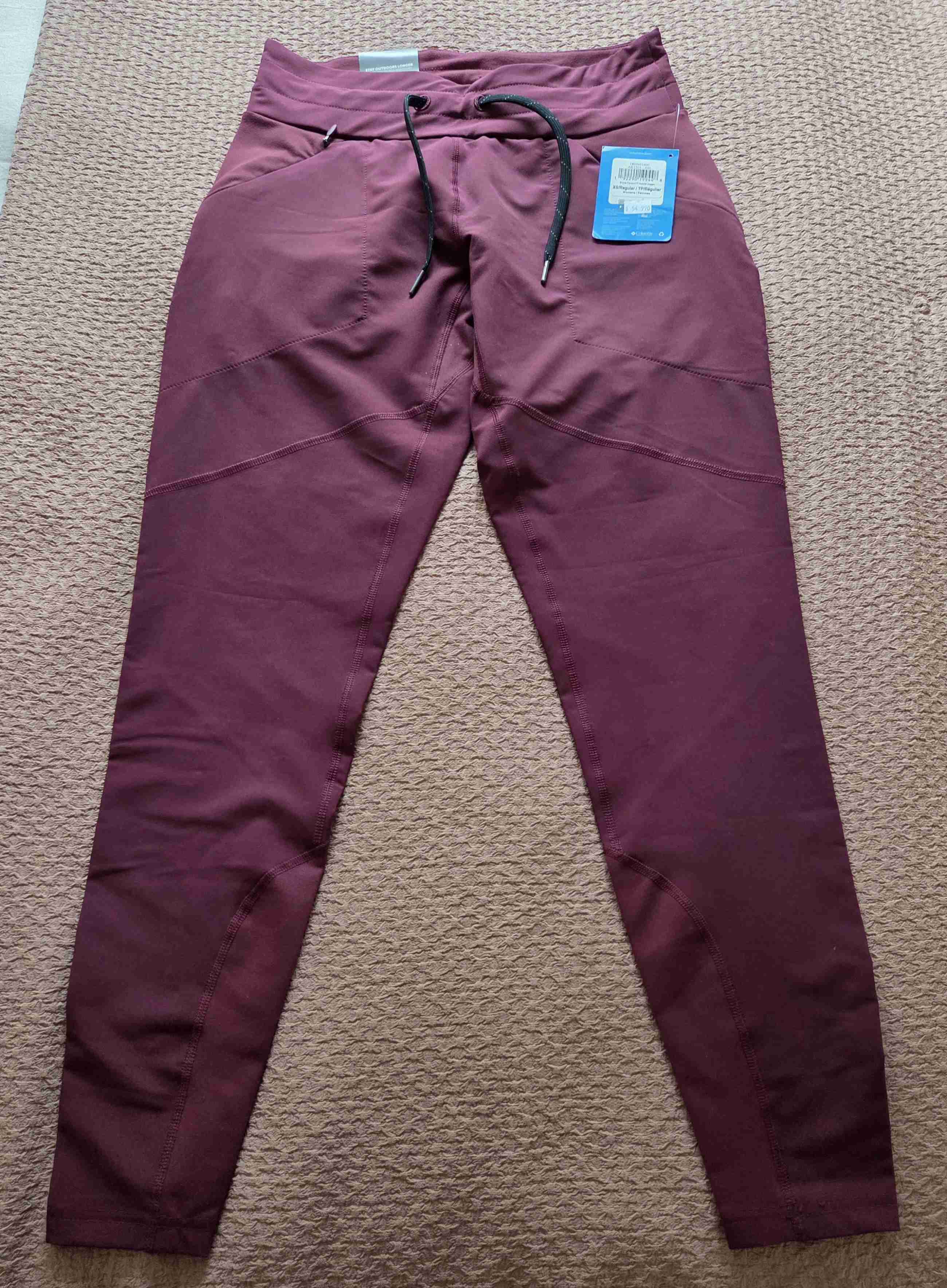 Pantalón deportivo burdeos nuevo - miniatura 1