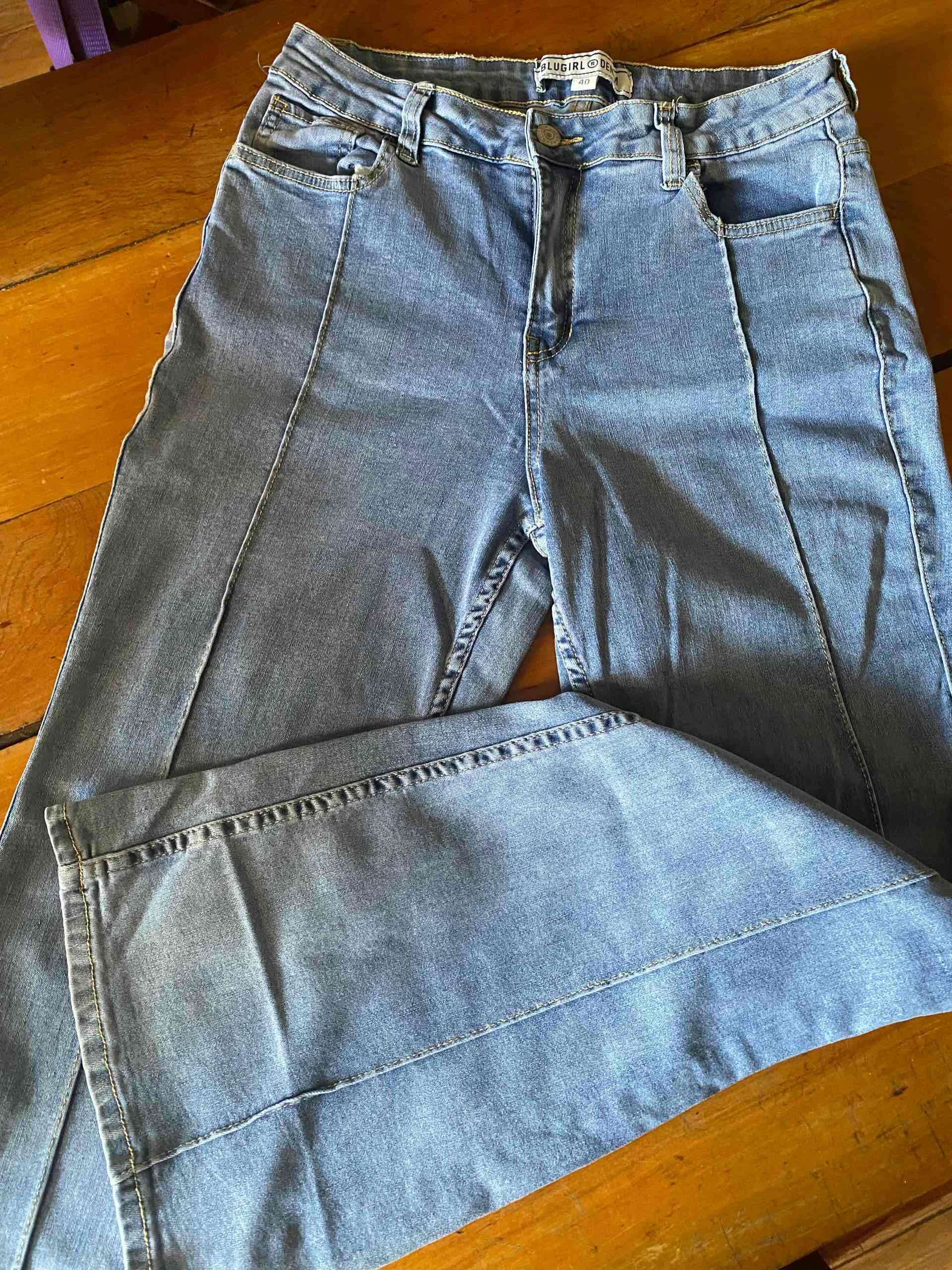 Jeans azul claros mujer - miniatura 1