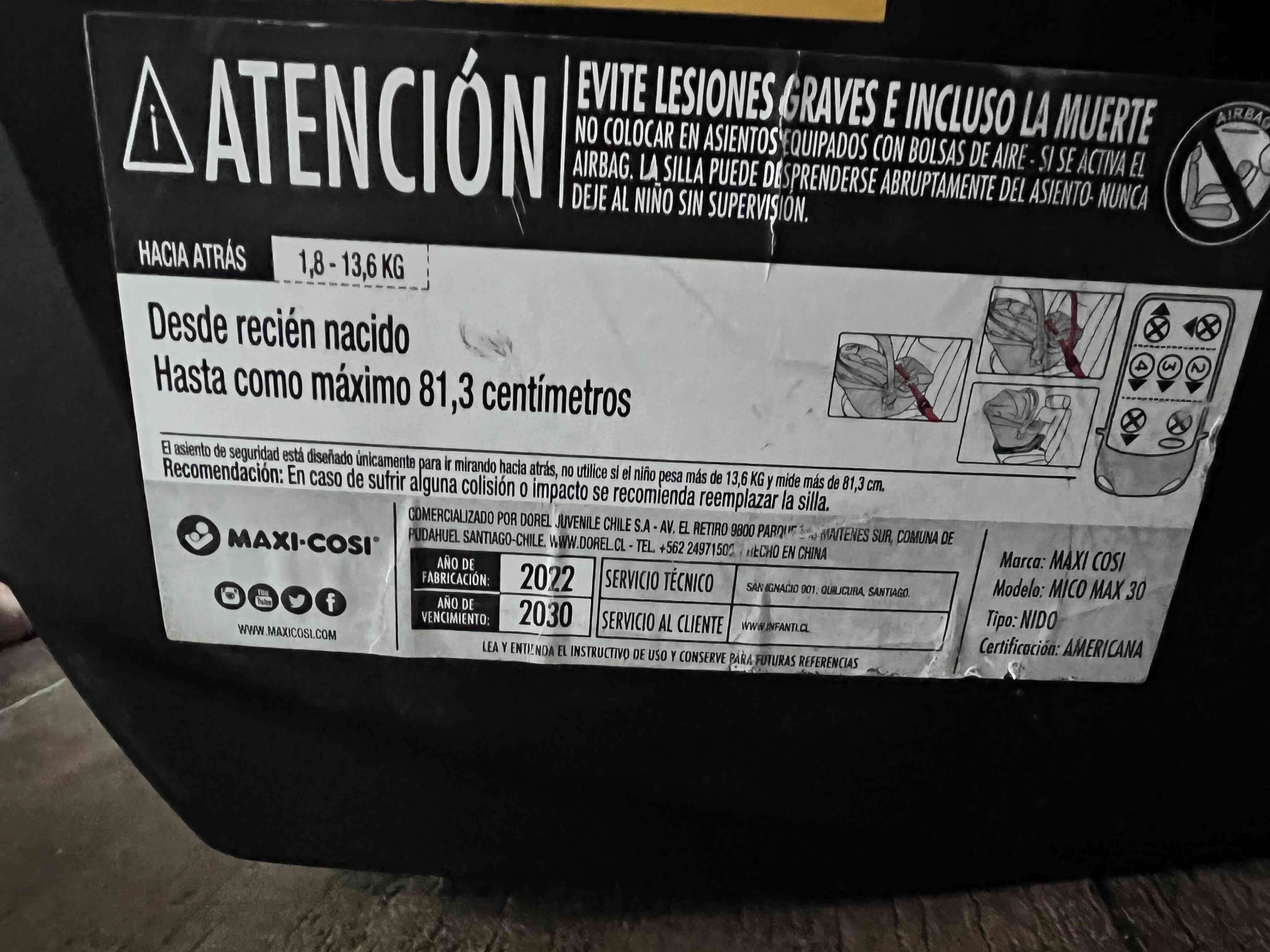 Silla de auto Maxi-Cosi Mico Max 30 - miniatura 5