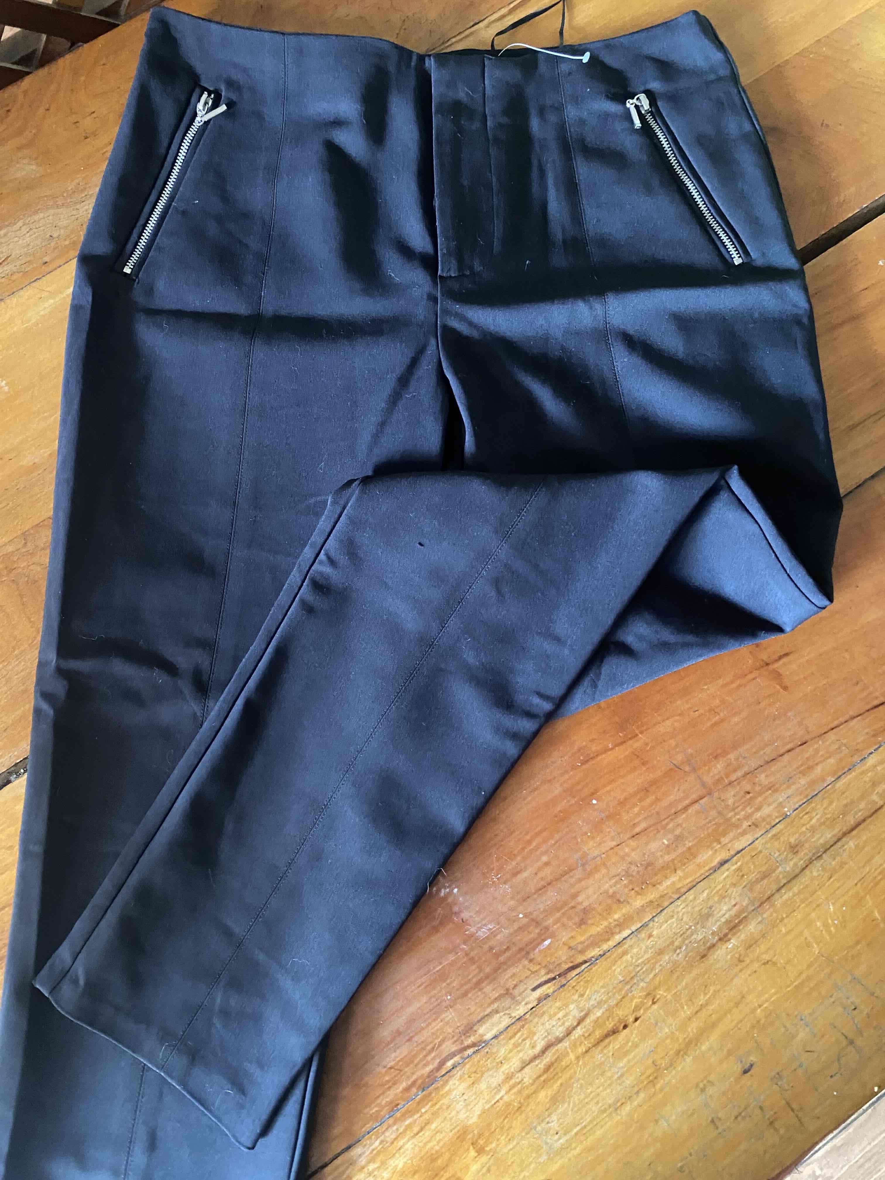 Pantalones negros con cierres - miniatura 1