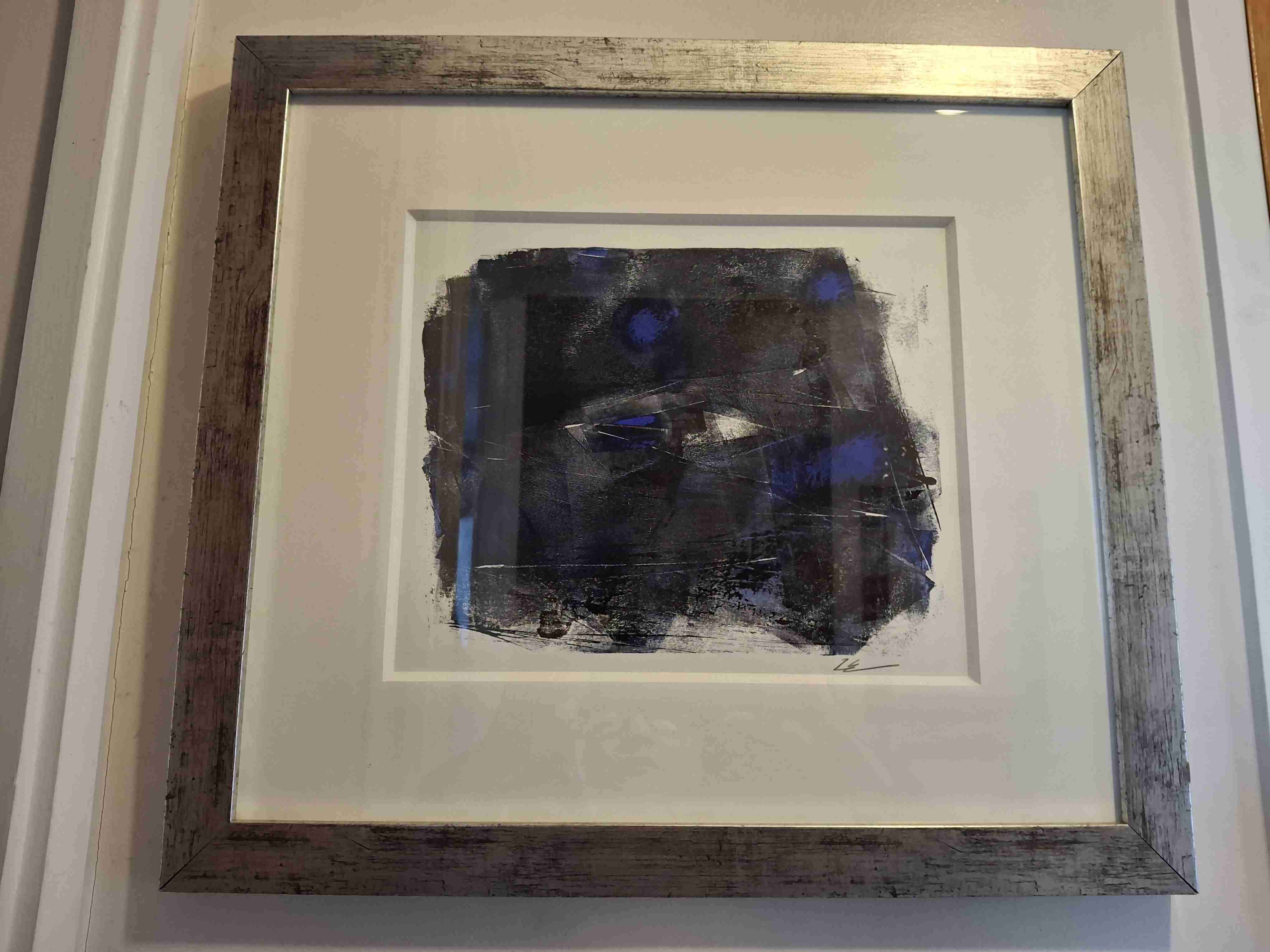 Cuadro abstracto con marco - miniatura 1