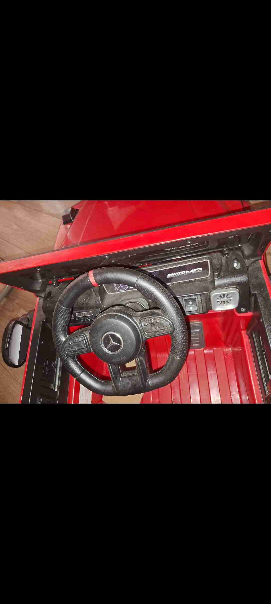 Auto eléctrico infantil rojo - miniatura 4