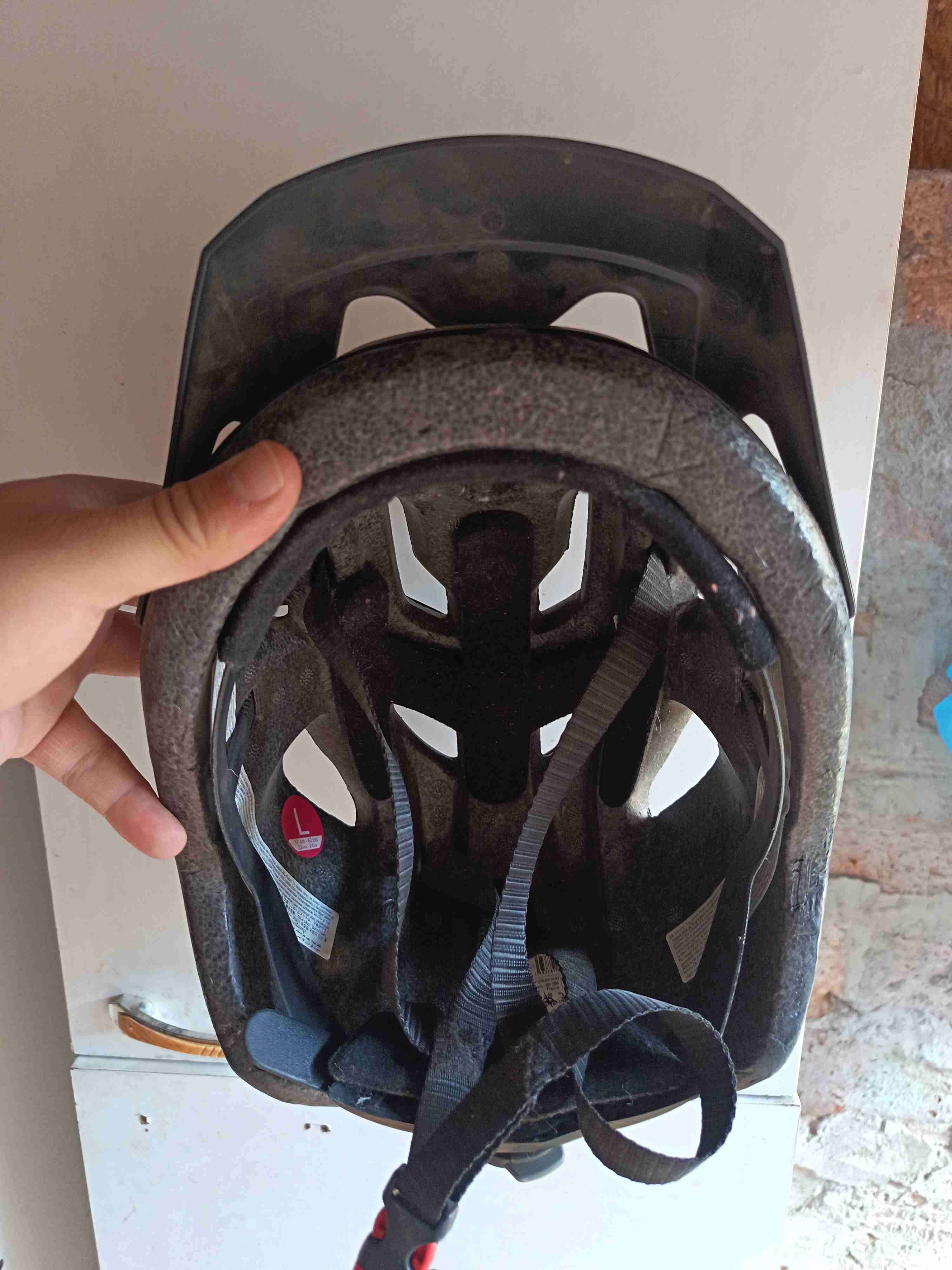 Casco ciclismo Rockrider negro - miniatura 2