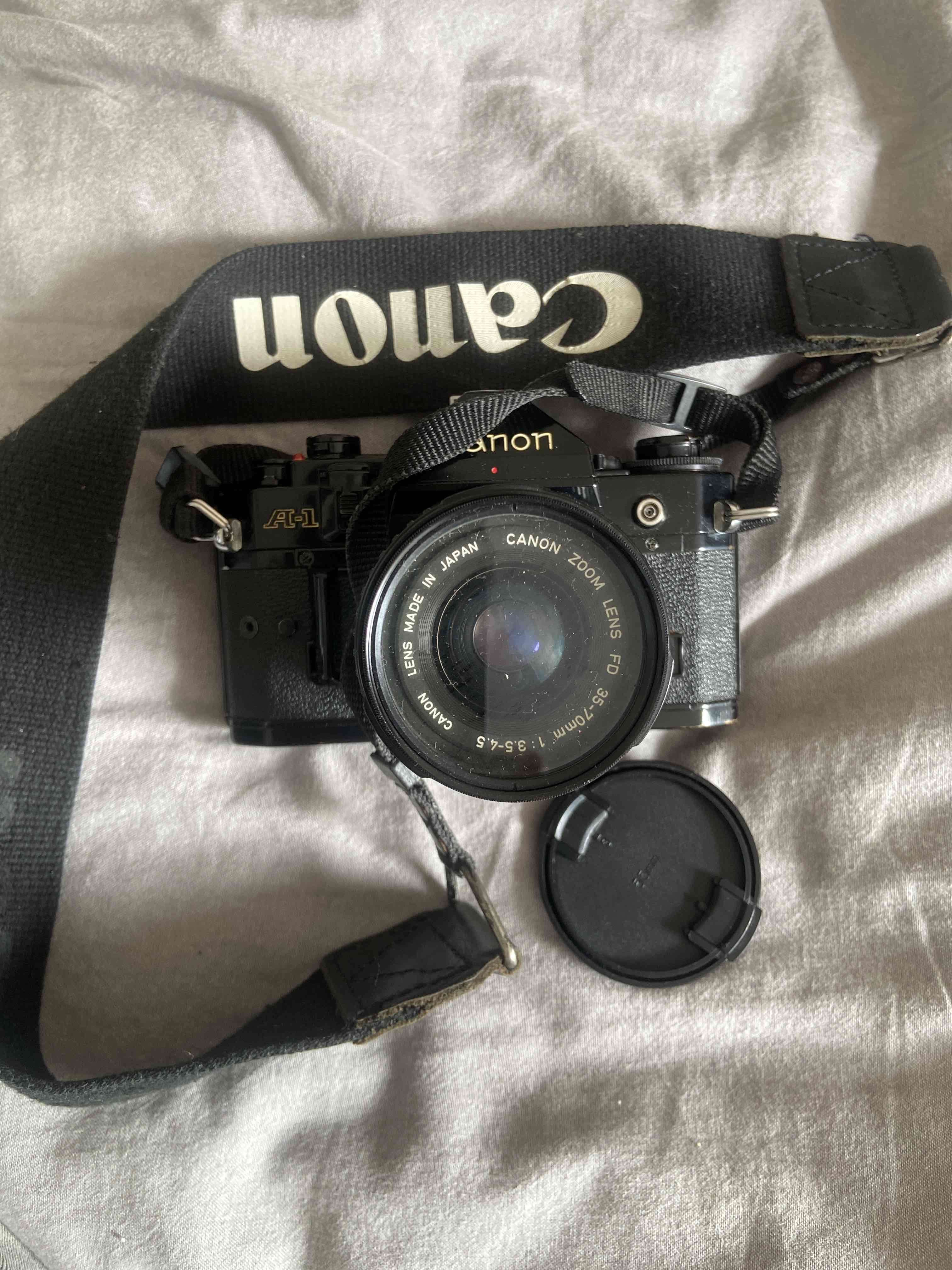 Cámara Canon A-1 con lente - miniatura 2