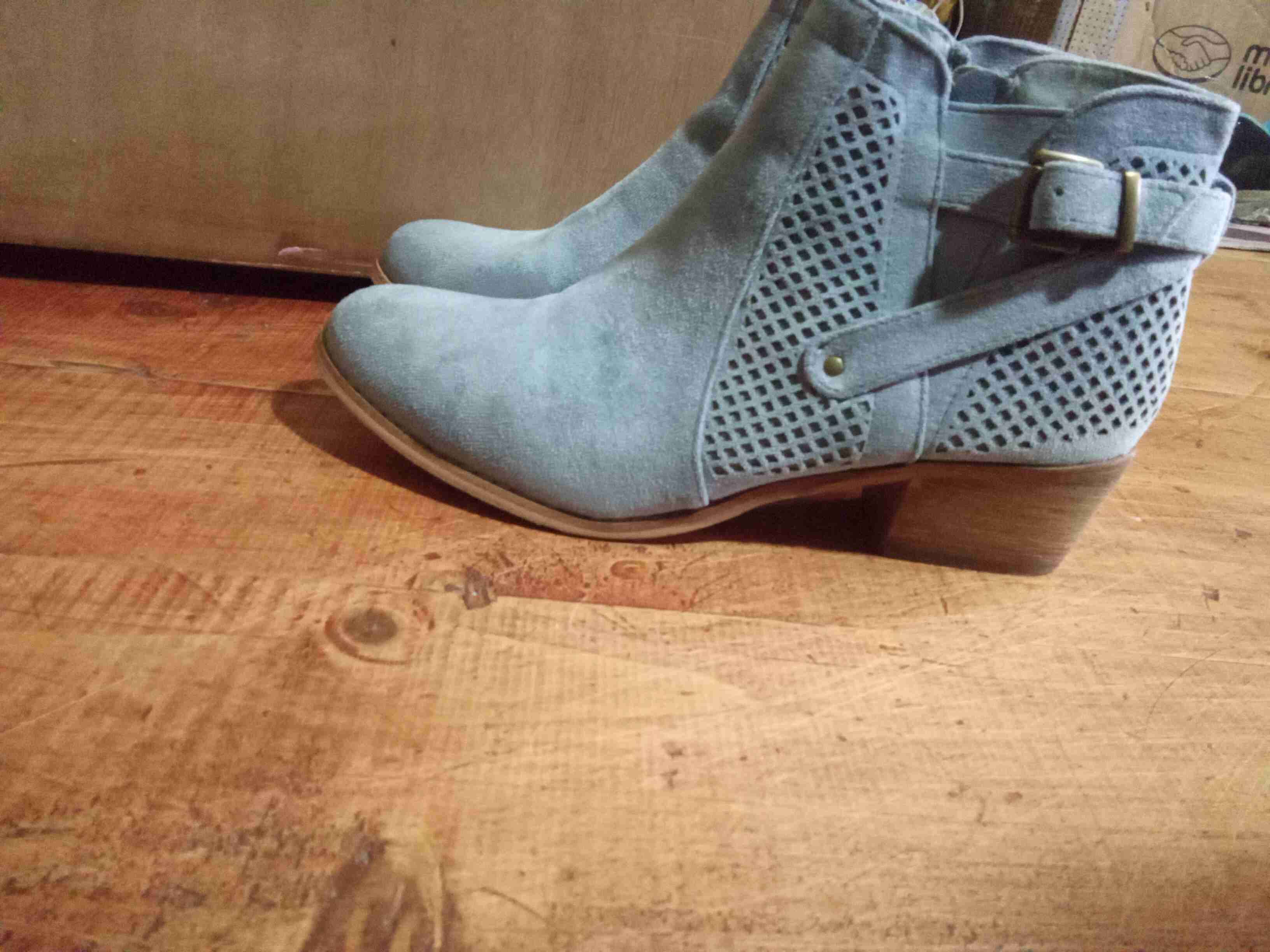 Botines de gamuza azules - miniatura 2