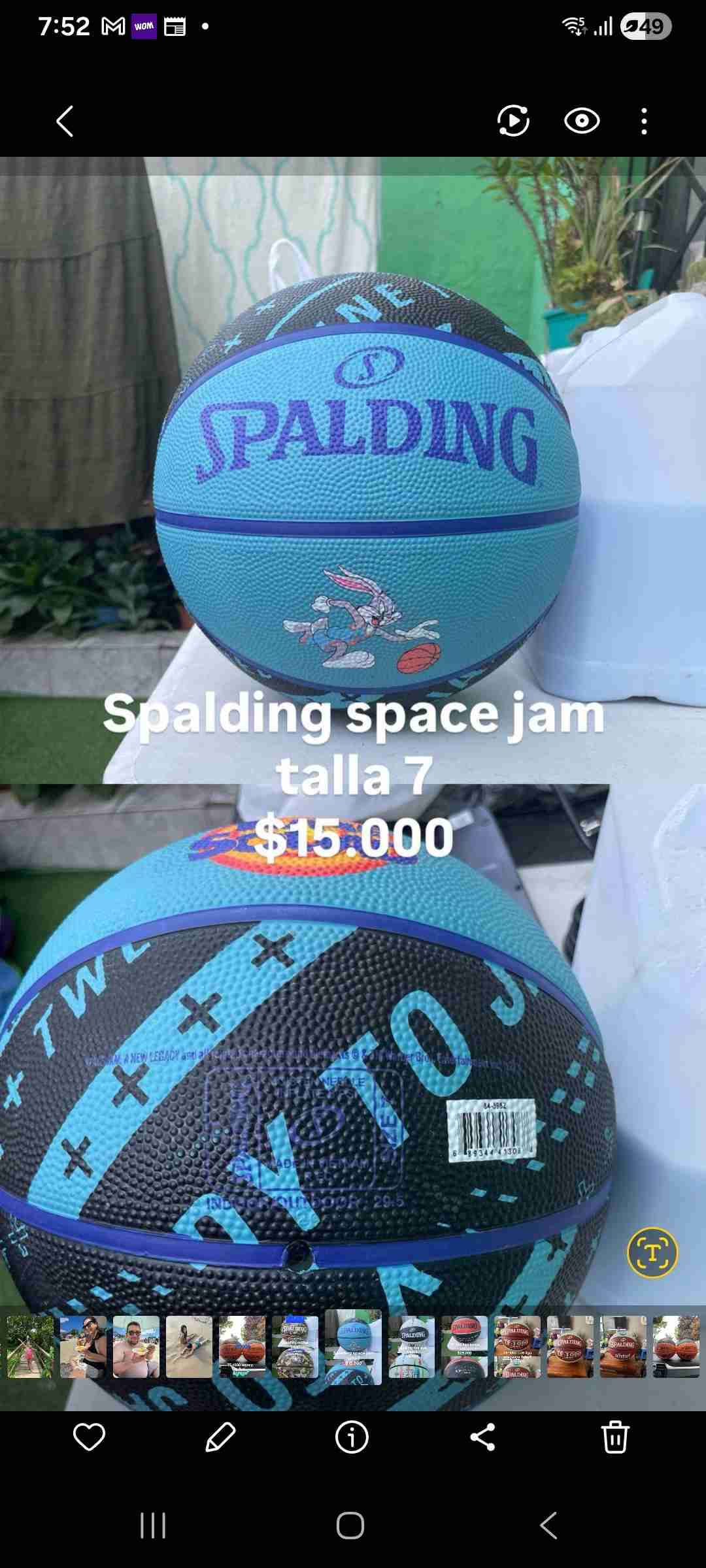 Pelota de básquet Spalding TF-1000 - miniatura 4