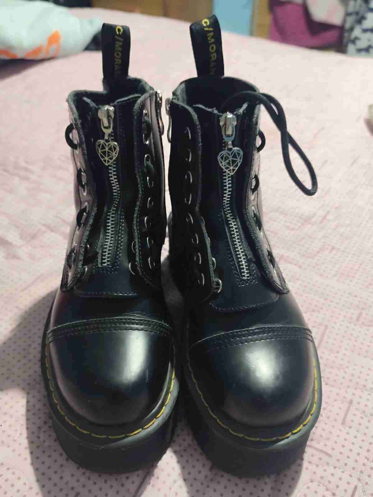 Botines negros con cierre (c/moran) - miniatura 2