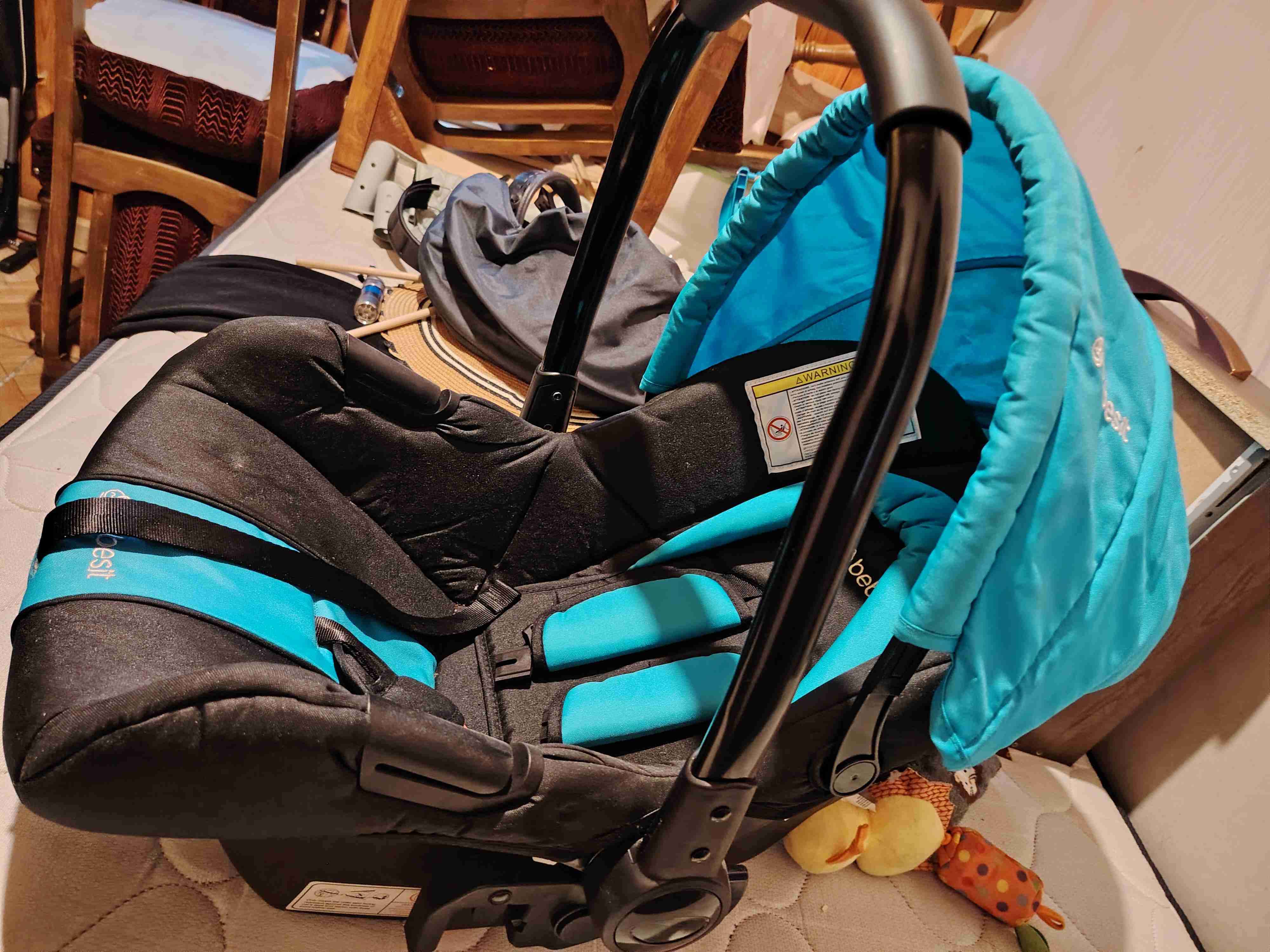 Silla de auto Bebesit azul - miniatura 3