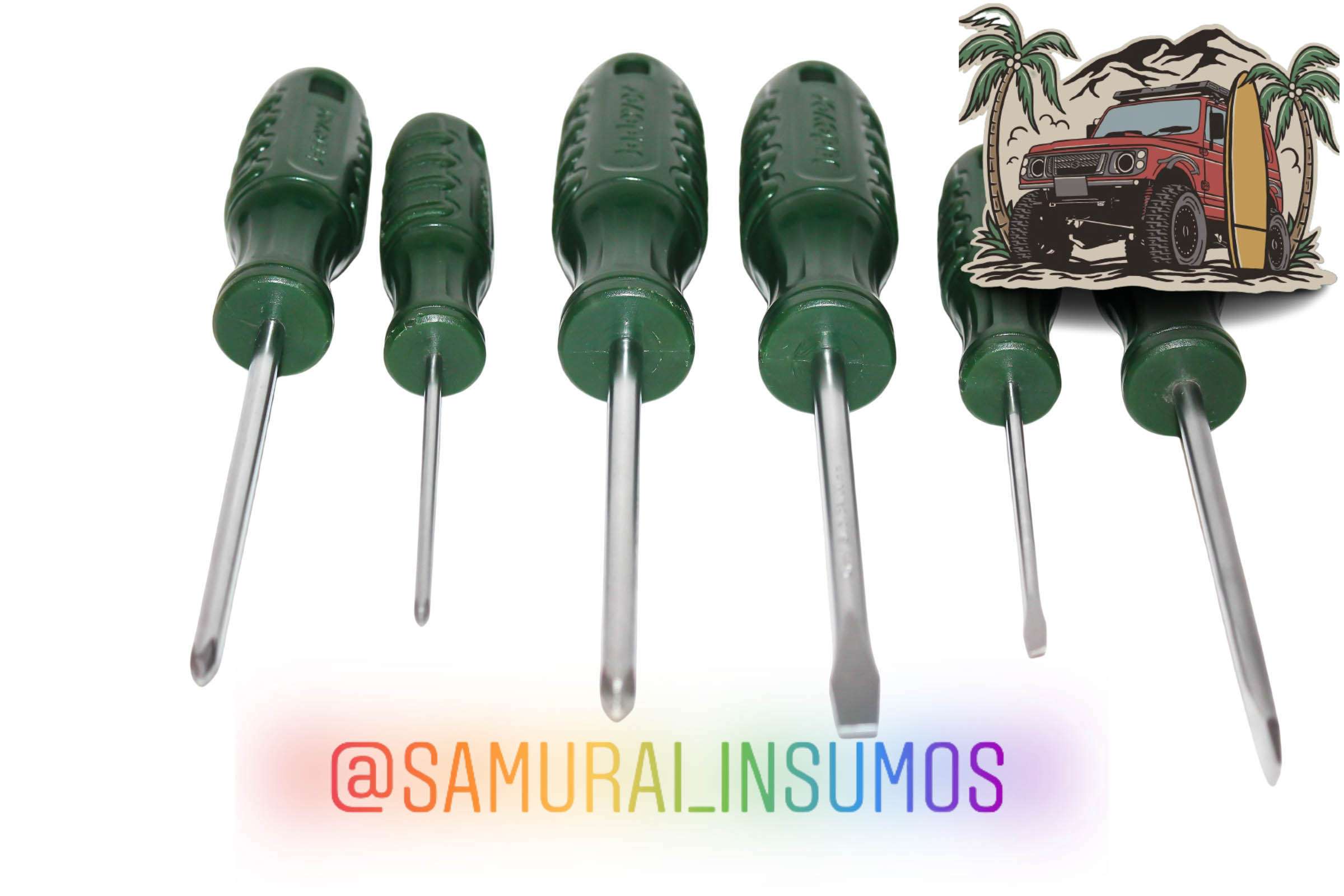 KIt 6En1 Conjunto Destornilladores Imantados Cr-v - miniatura 2