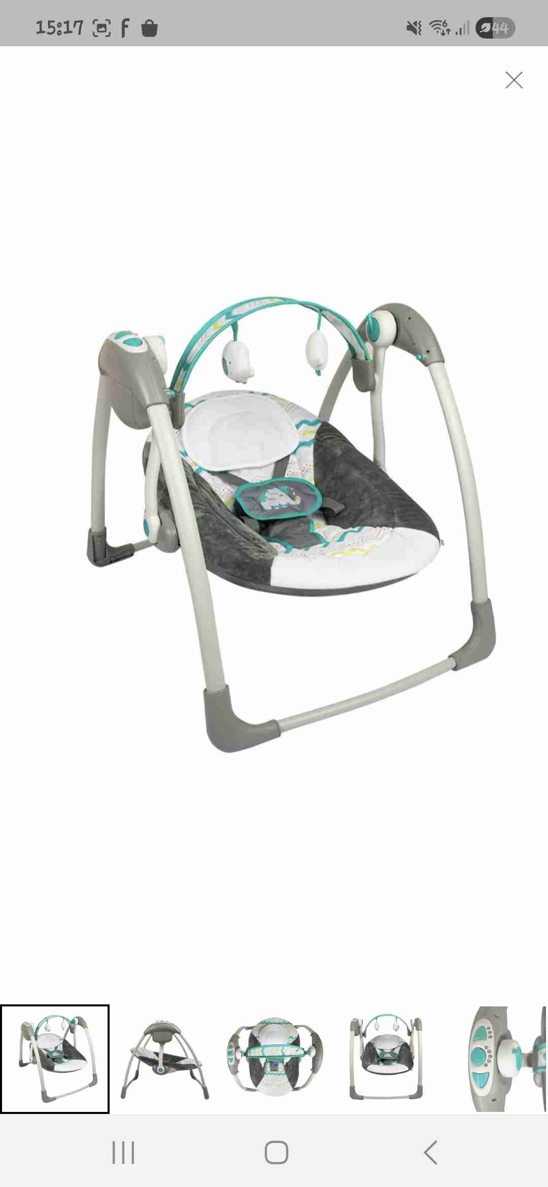 Columpio para bebé electrico