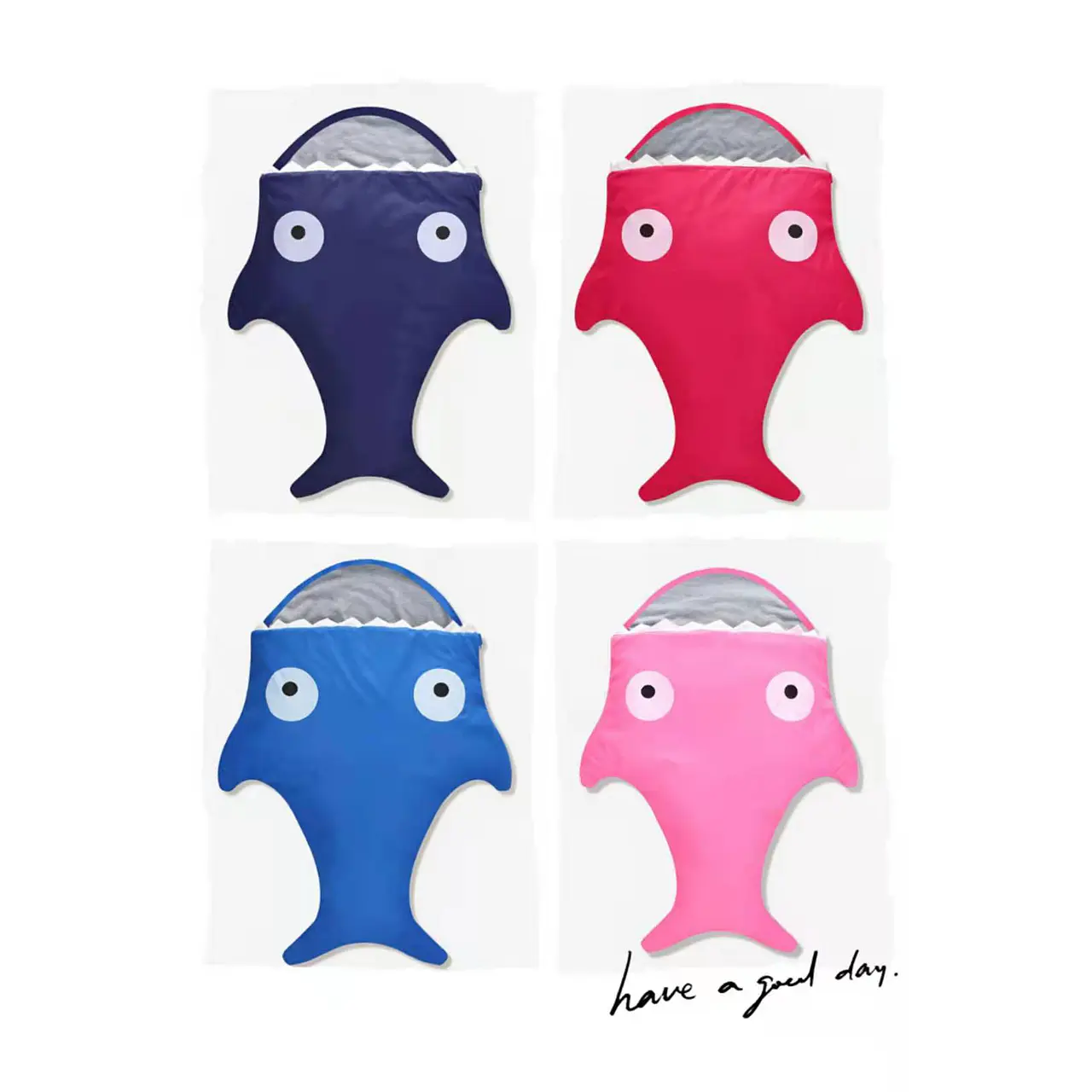 Saco de dormir infantil tiburón - miniatura 1