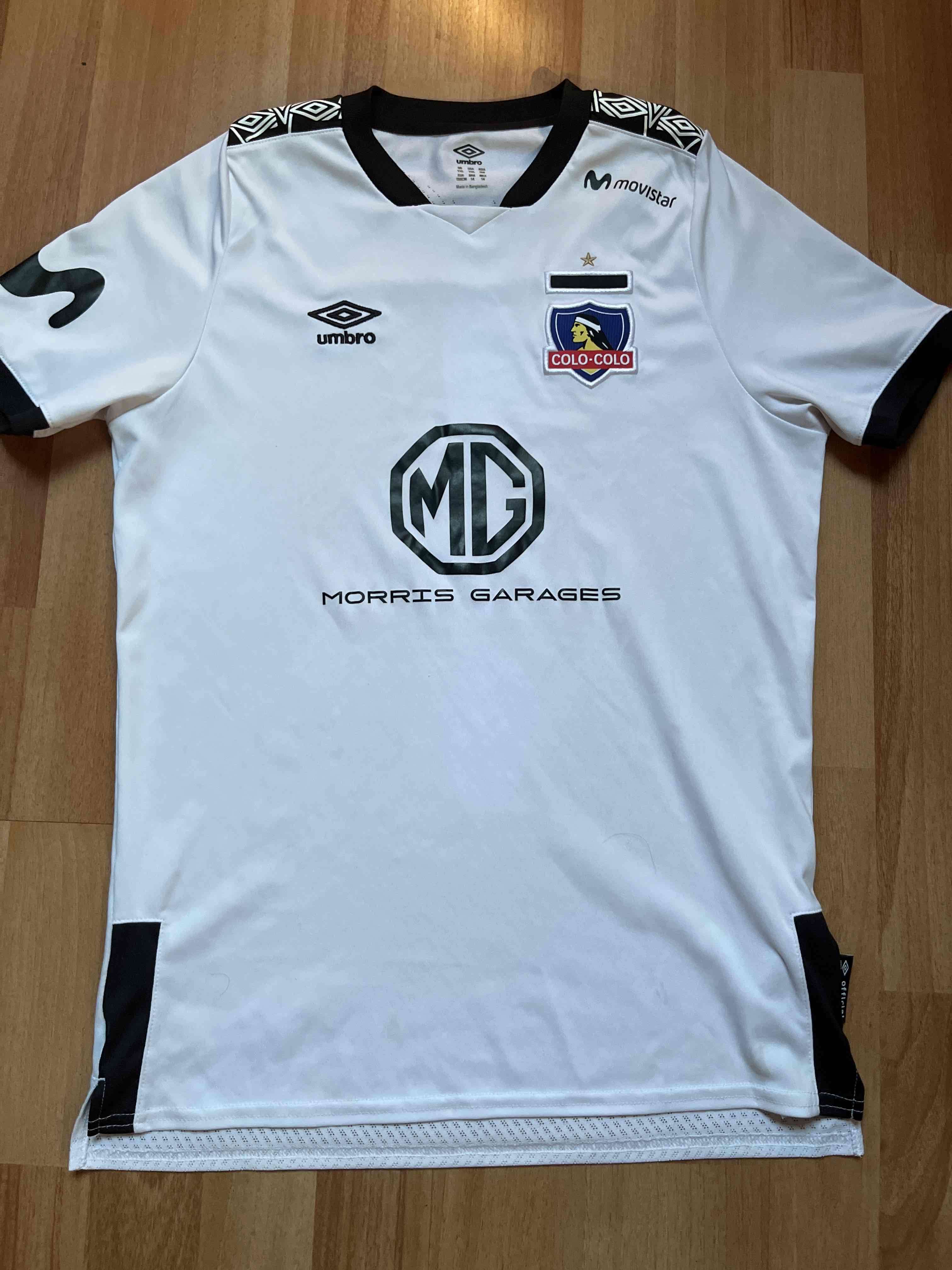 Camiseta Colo-Colo Umbro blanca ORIGINAL 14-16 - miniatura 1