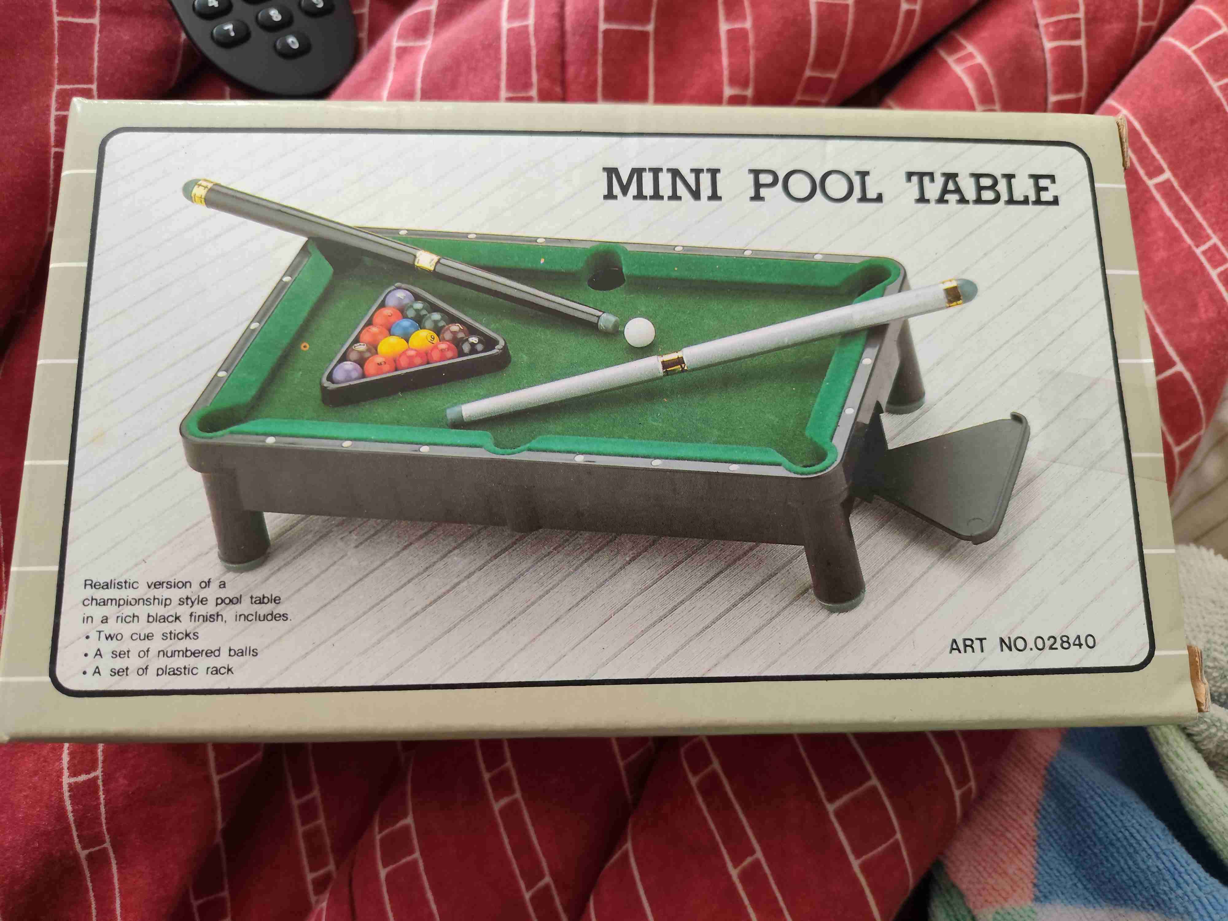 Mini mesa de pool años 90' - miniatura 2