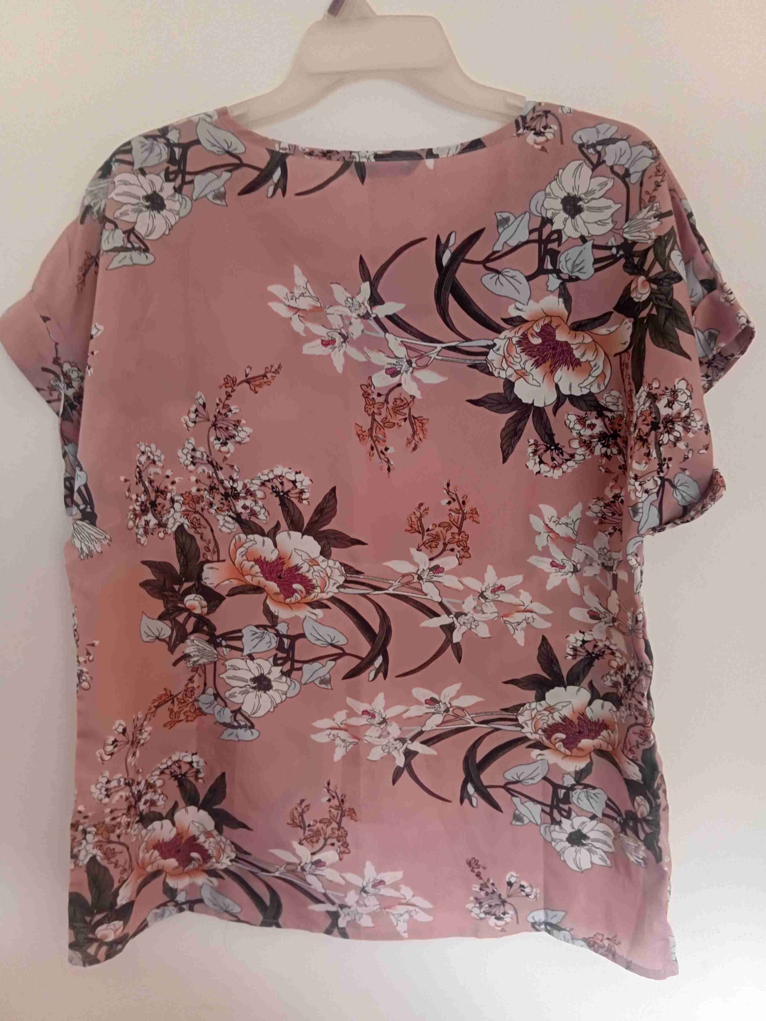 Blusa floral rosa Shein - miniatura 3