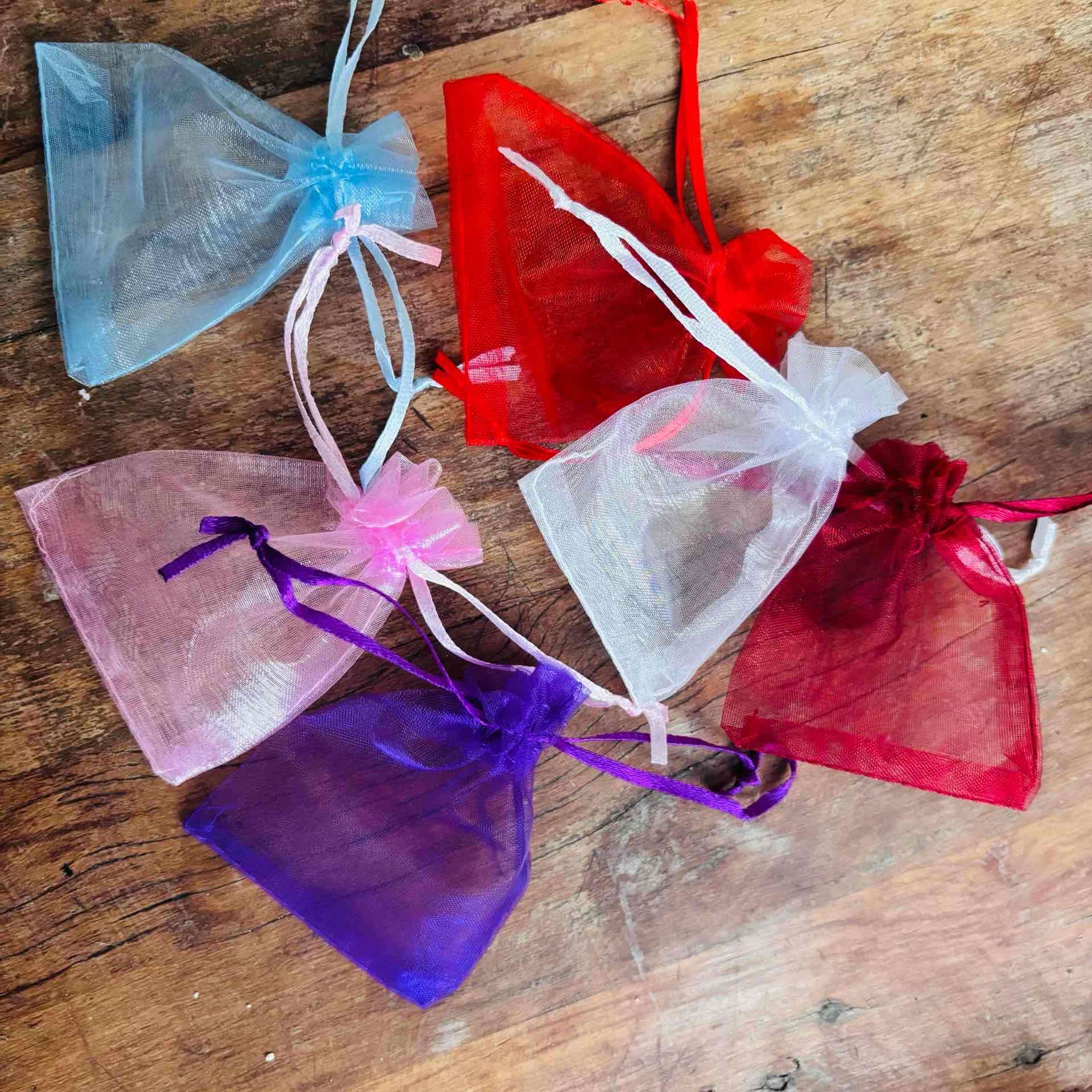 Bolsas de organza multicolores - miniatura 3