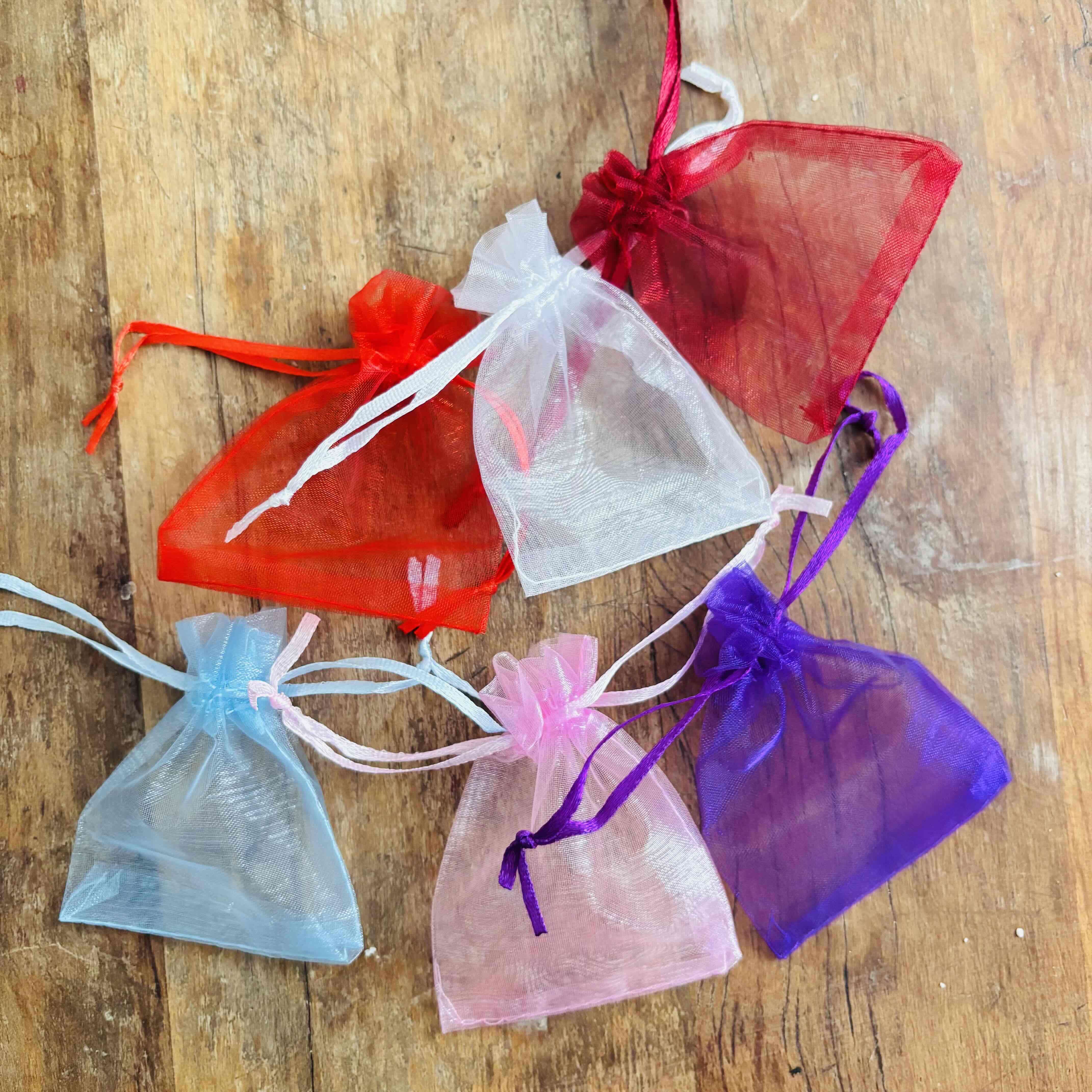 Bolsas de organza multicolores - miniatura 4