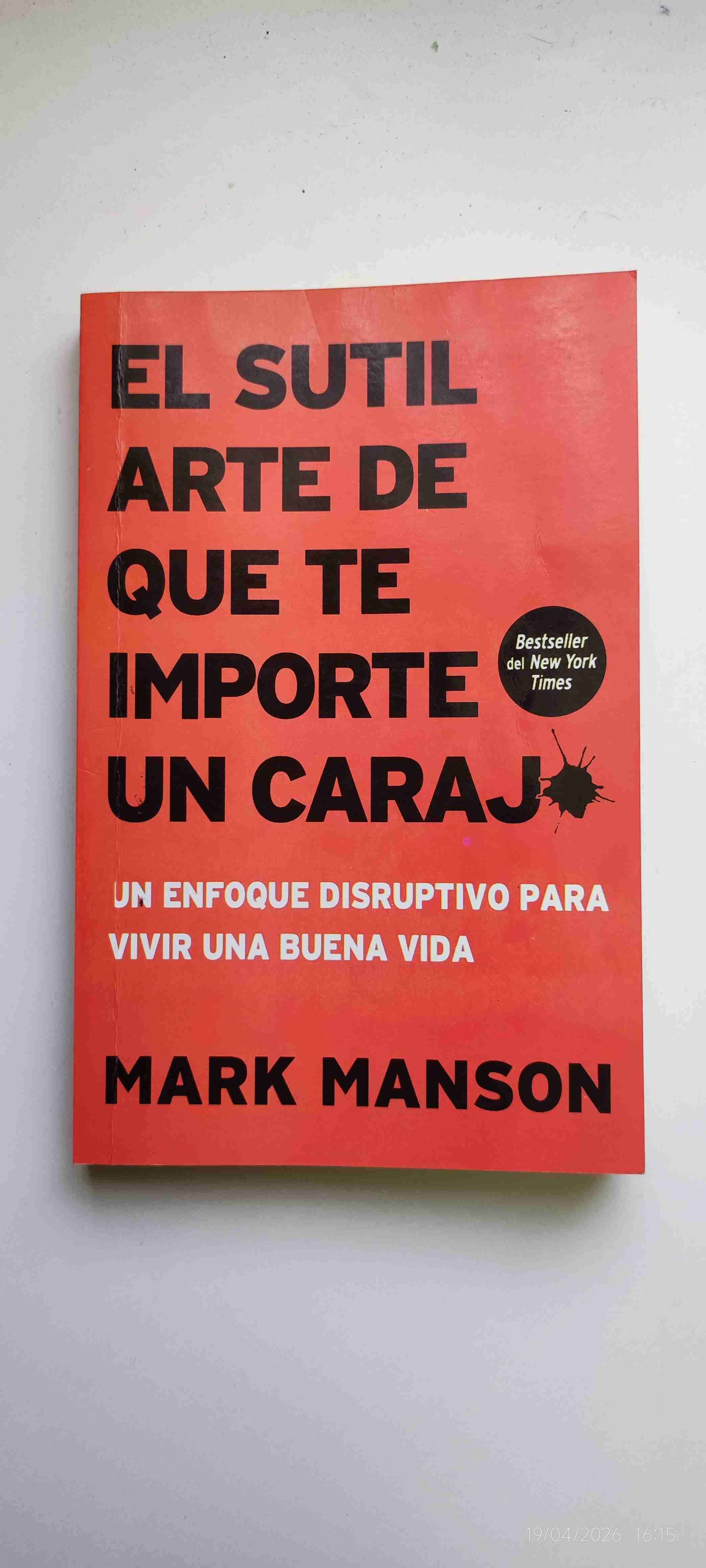 Libro El sutil arte de que te importe un carajo - miniatura 1