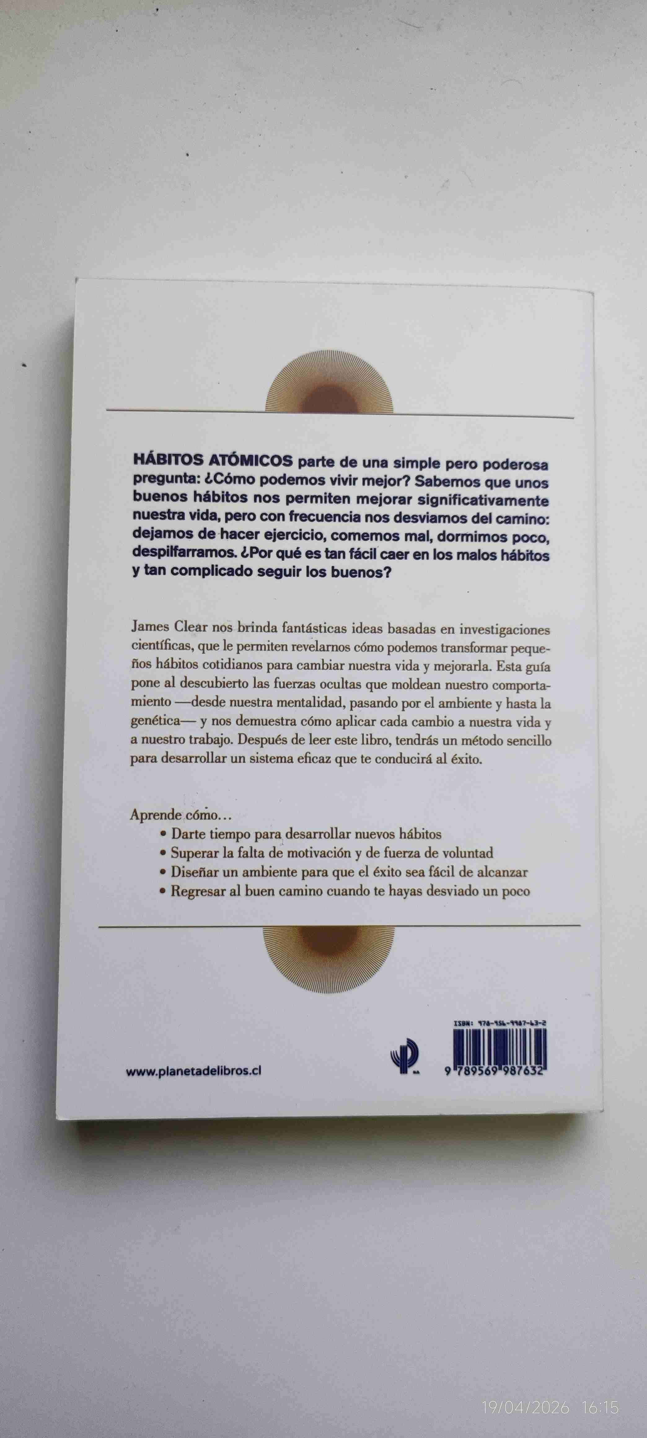 Libro Hábitos Atómicos - miniatura 2