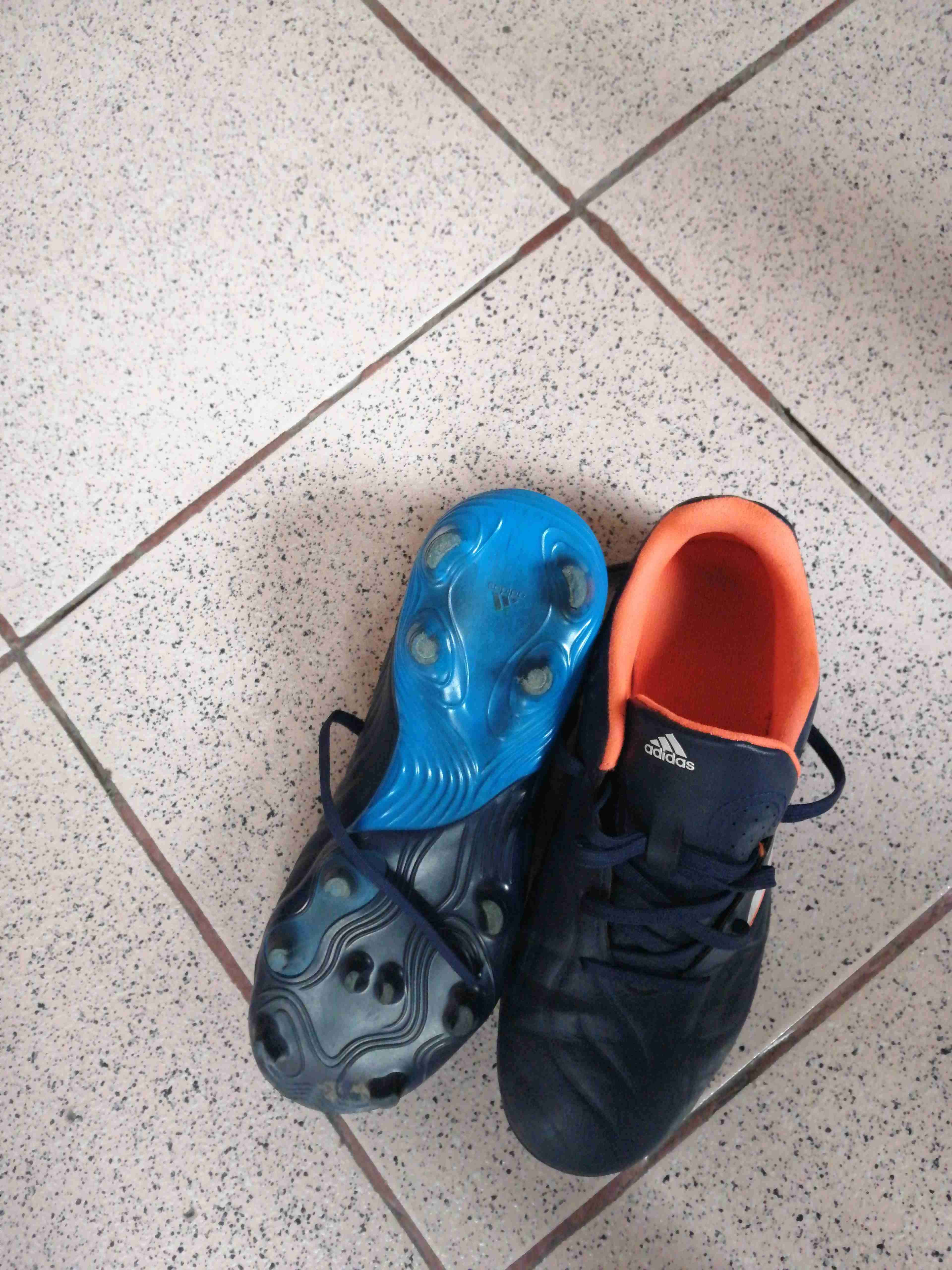 Zapatos de fútbol Adidas azul - miniatura 2