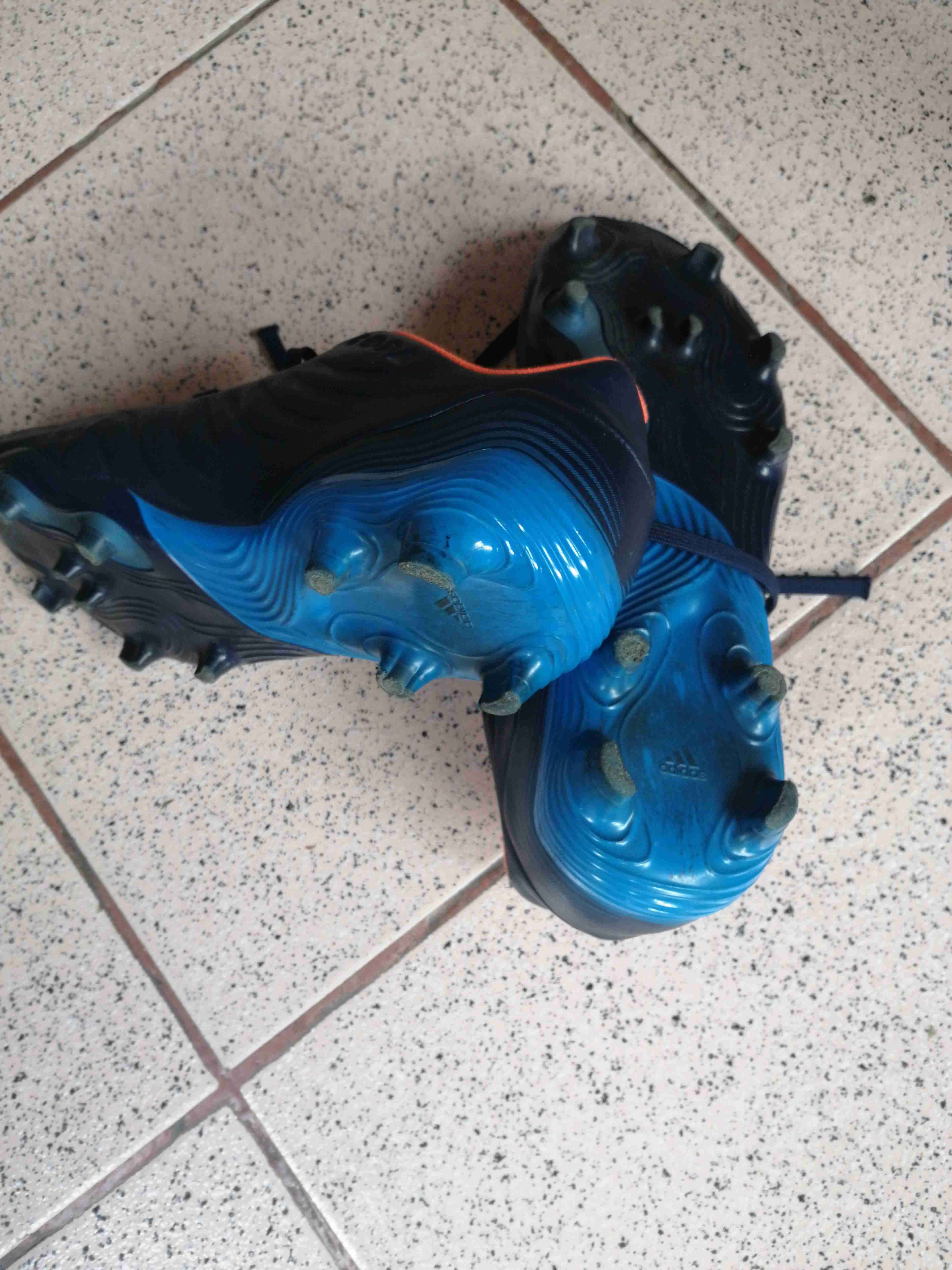 Zapatos de fútbol Adidas azul - miniatura 3