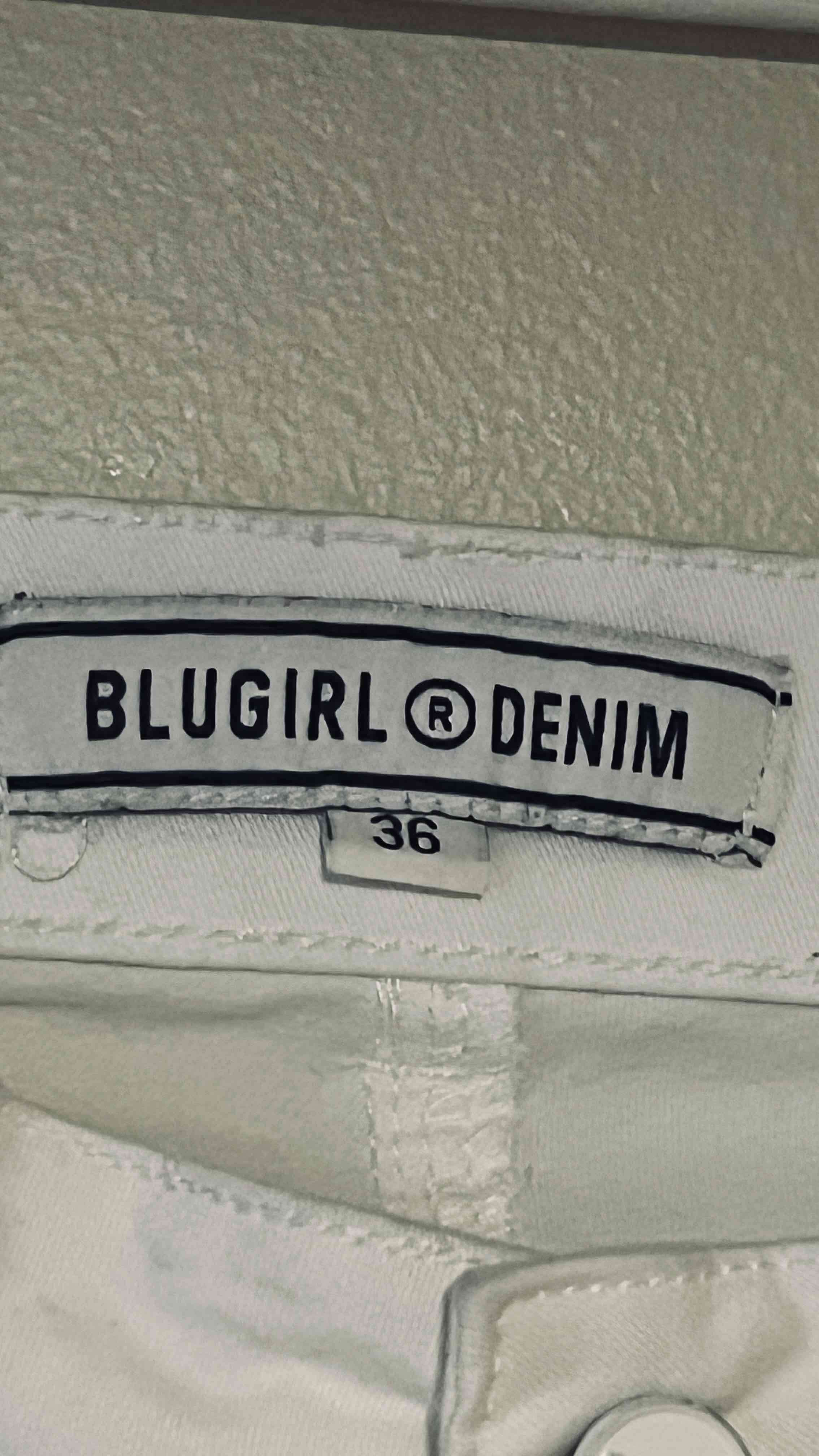 Pantalones de mezclilla blancos jeans - miniatura 4