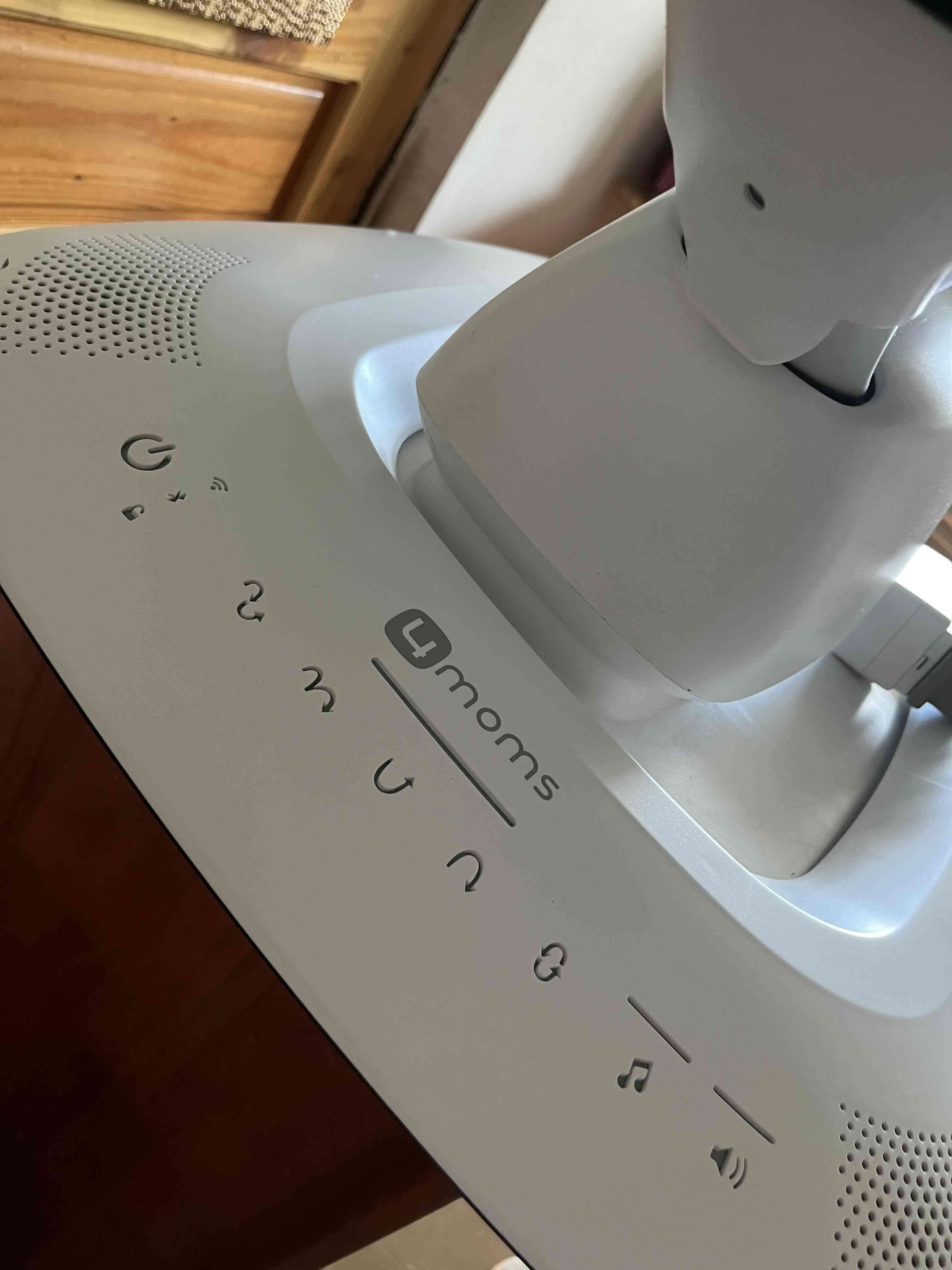 Silla mecedora 4moms gris - miniatura 4