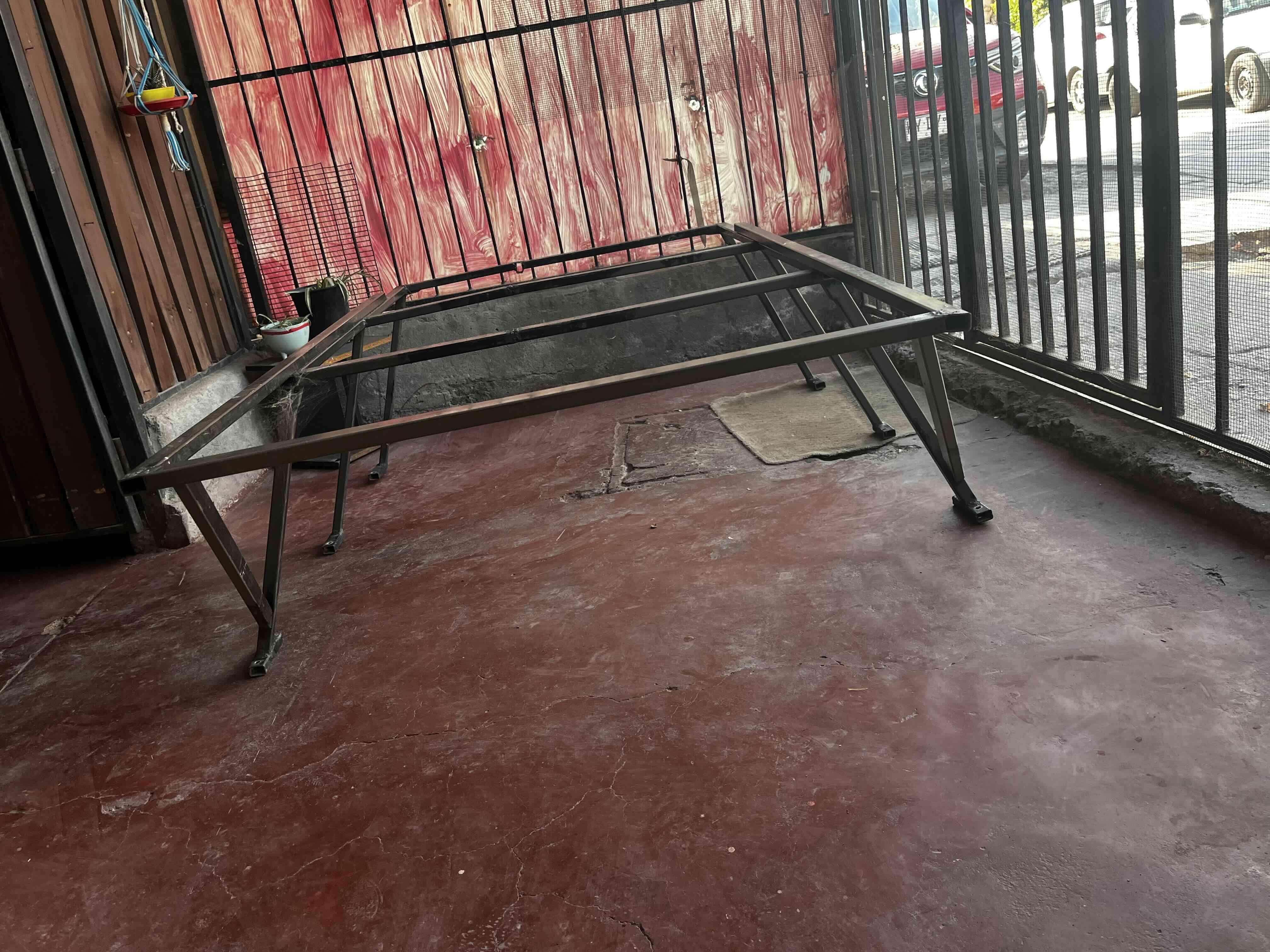 Parrilla metálica porta carga para camioneta - miniatura 1