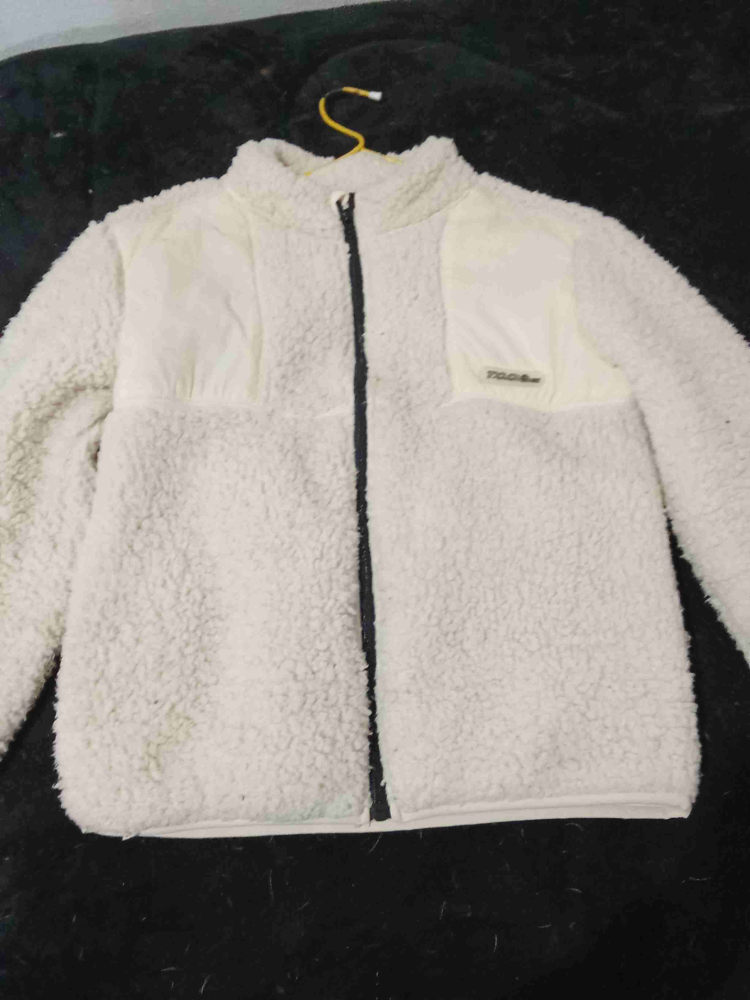 Chaqueta beige de polar talla 12