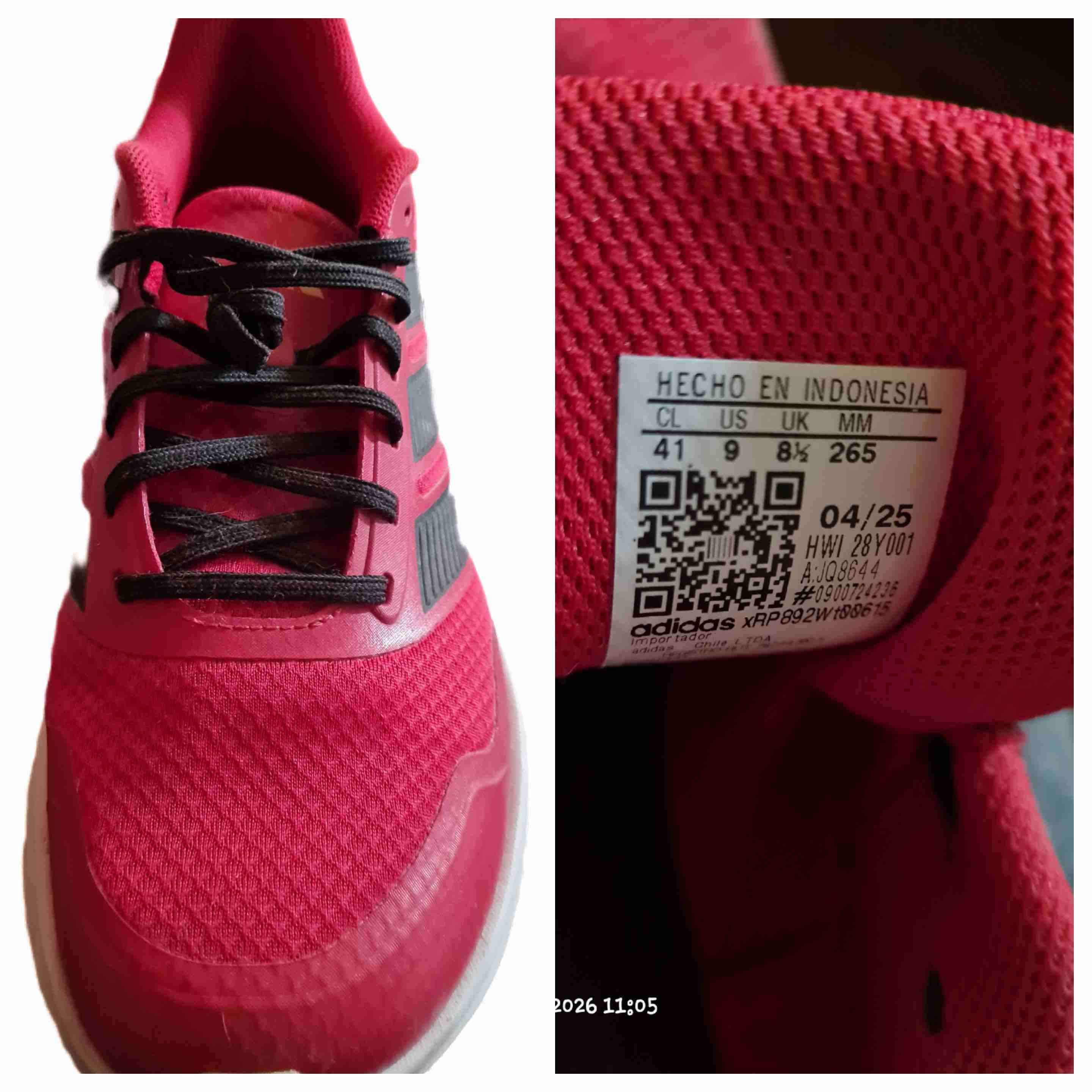 Zapatillas deportivas rojas Adidas - miniatura 1