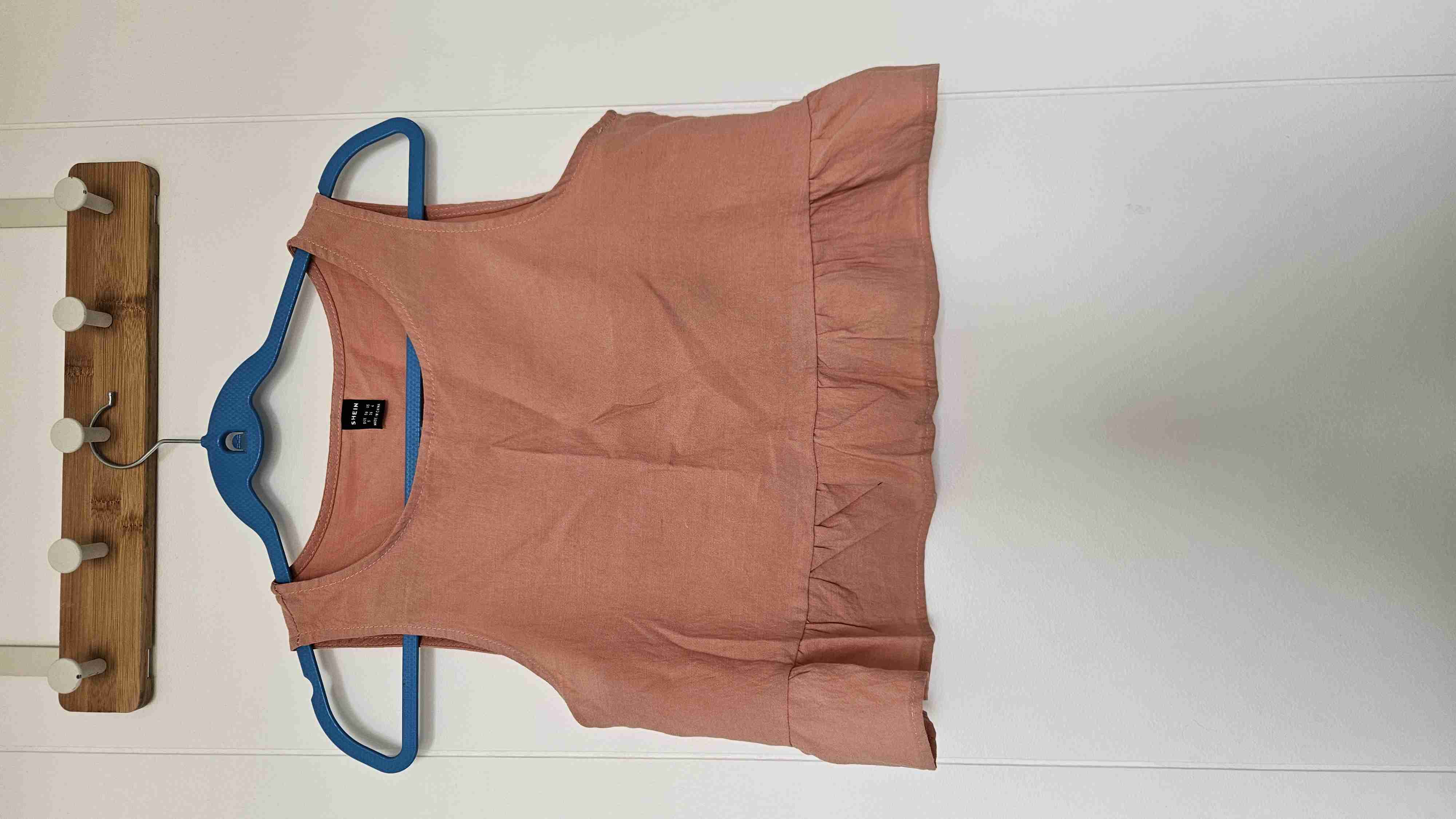 Blusa sin mangas color rosa - miniatura 1