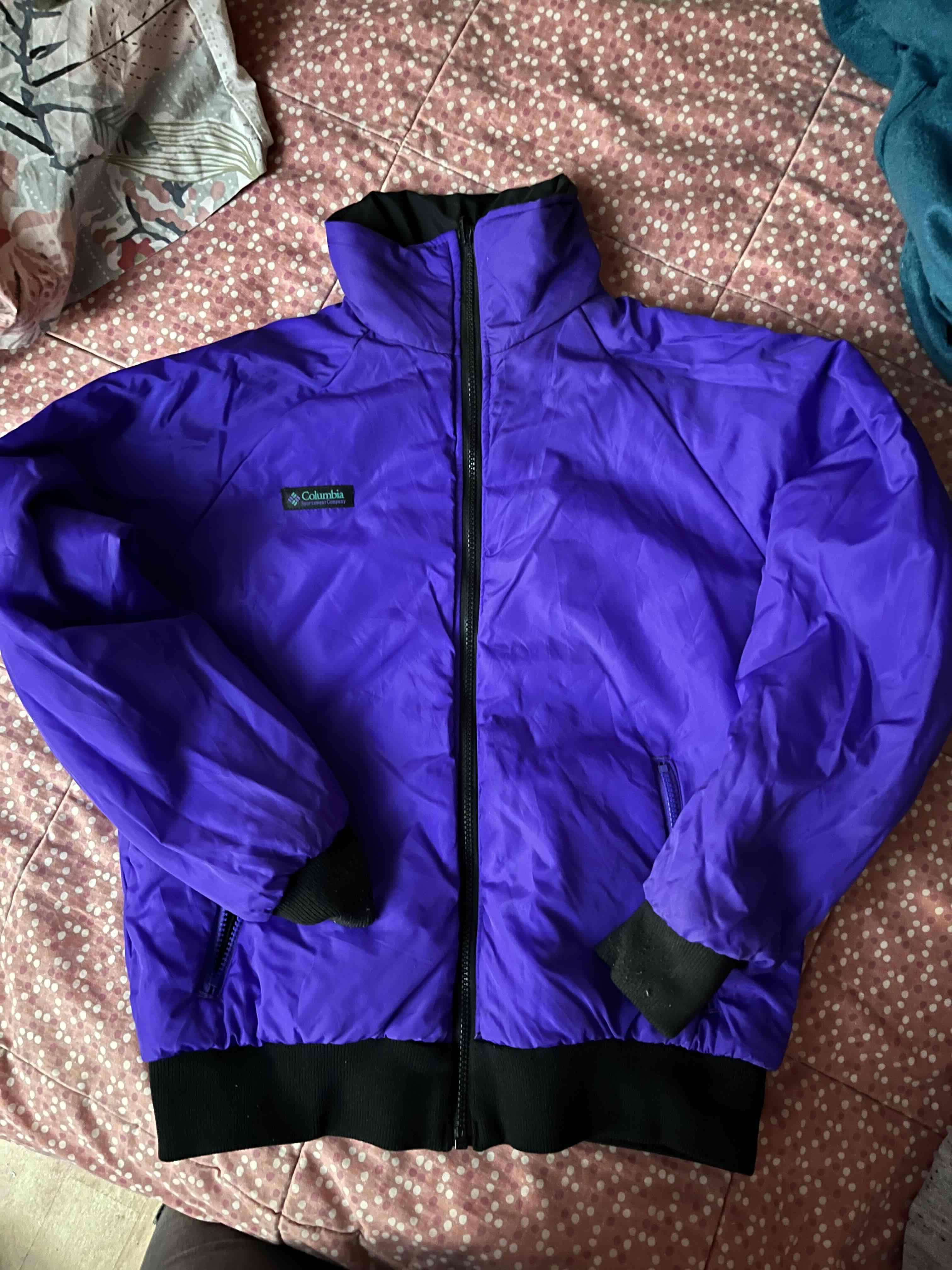 Chaqueta morada Columbia - miniatura 1